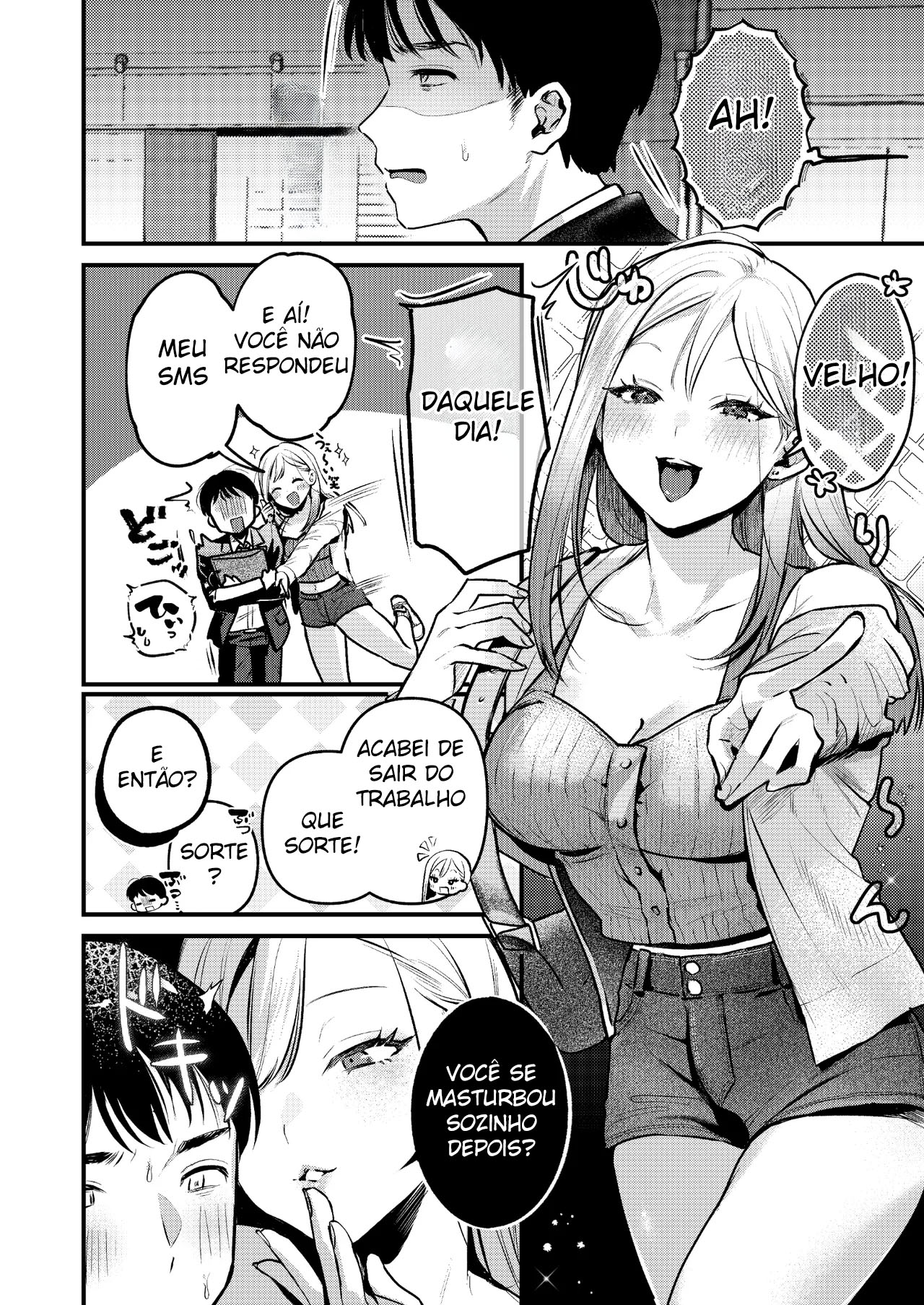 Ler Um Assalariado Viciado em Masturbação Vira Brinquedo Sexual de Uma Gyaru Capitulo 1 Page 25