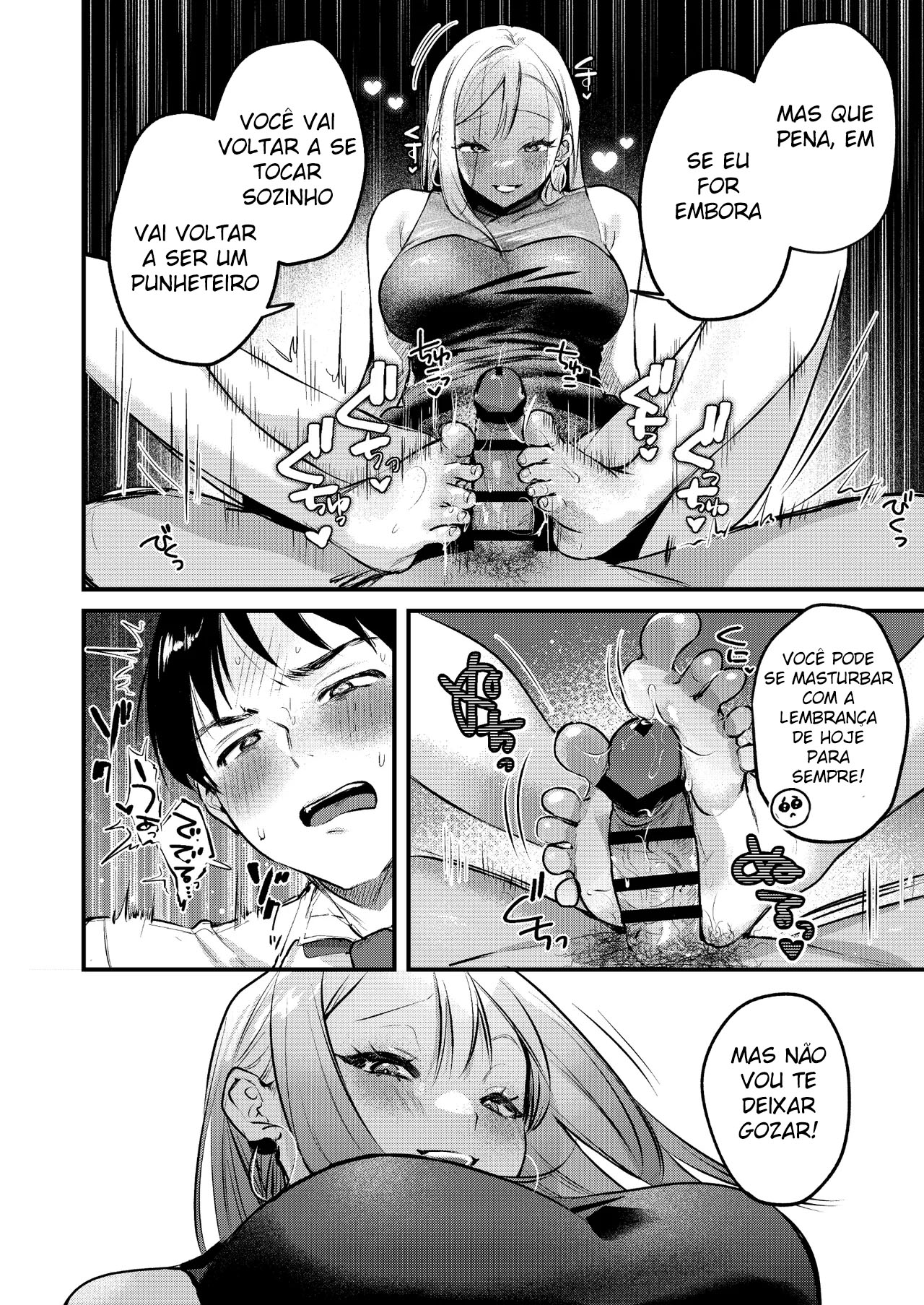 Ler Um Assalariado Viciado em Masturbação Vira Brinquedo Sexual de Uma Gyaru Capitulo 1 Page 41