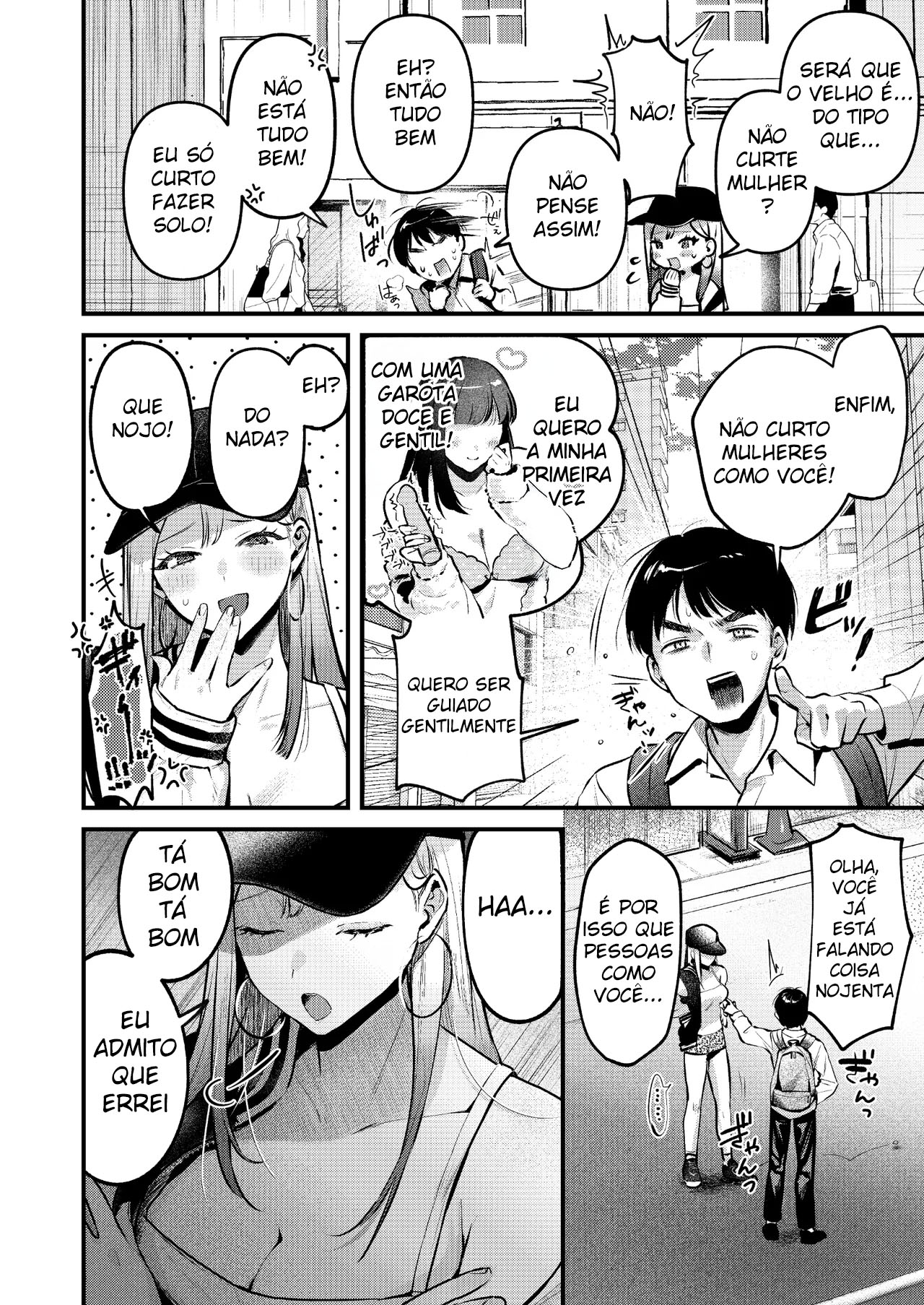 Ler Um Assalariado Viciado em Masturbação Vira Brinquedo Sexual de Uma Gyaru Capitulo 1 Page 9