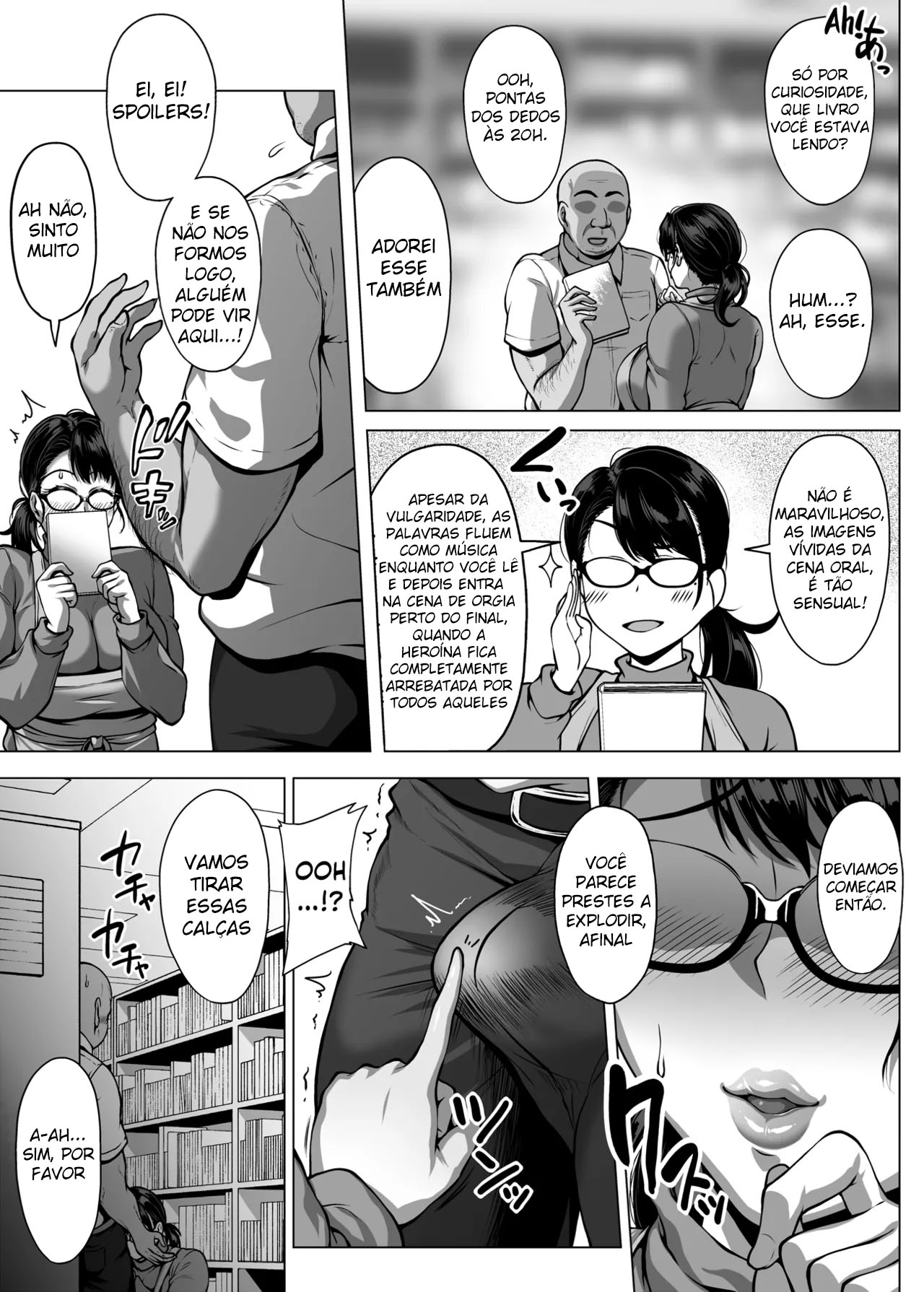 Ler A Bibliotecária Super Safada Que Empresta a Própria Buceta Capitulo 1 Page 10