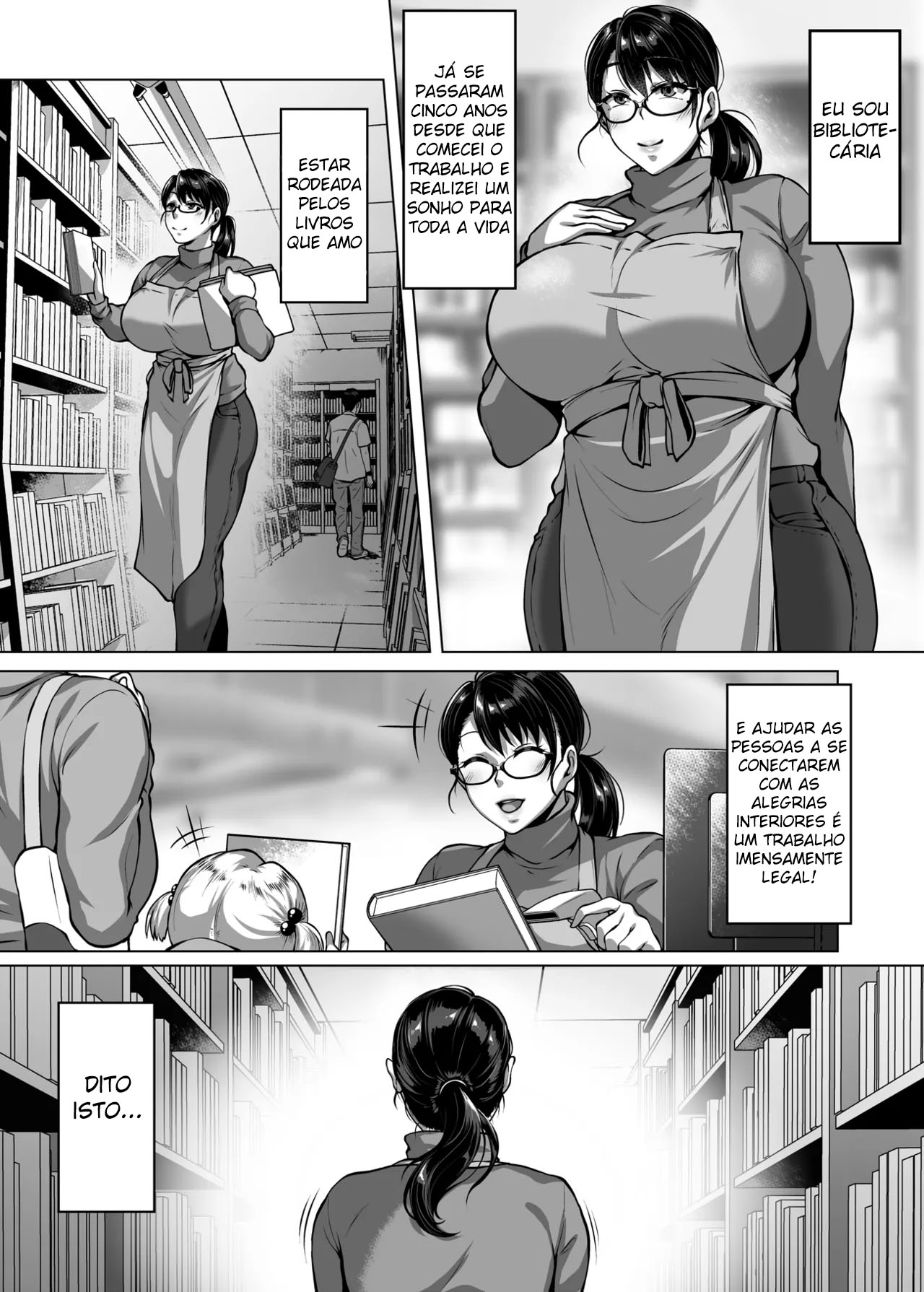 Ler A Bibliotecária Super Safada Que Empresta a Própria Buceta Capitulo 1 Page 3