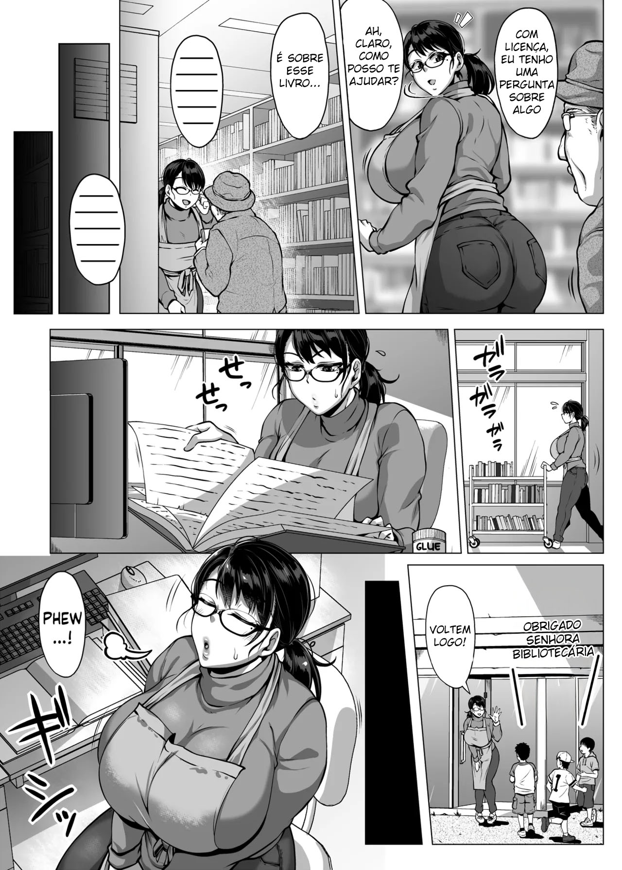 Ler A Bibliotecária Super Safada Que Empresta a Própria Buceta Capitulo 1 Page 4