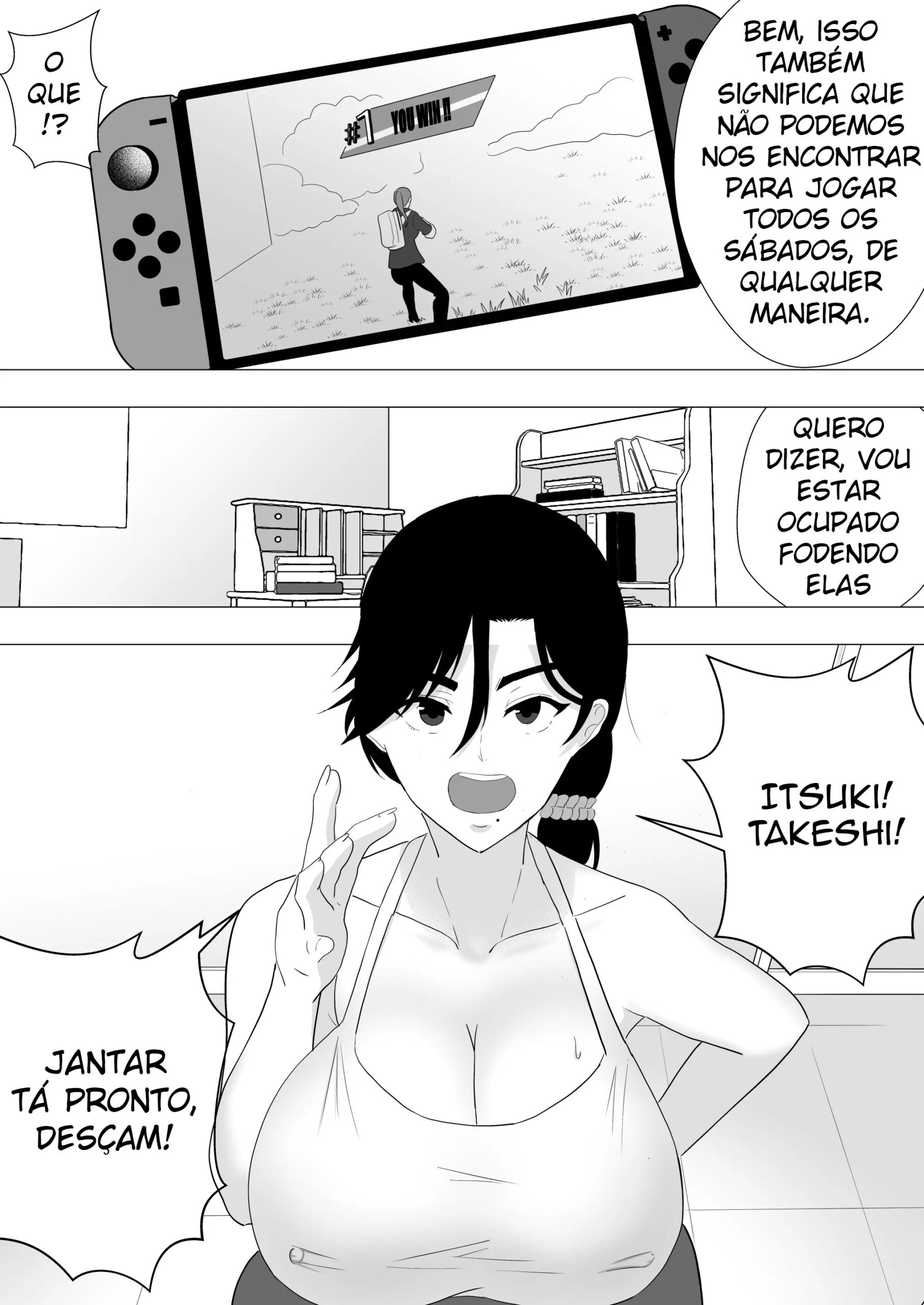 Ler A Mãe Corajosa ~ Até a Mamãe Voraz Sucumbir Ao Meu Pau Grande ~ Capitulo 1 Page 10