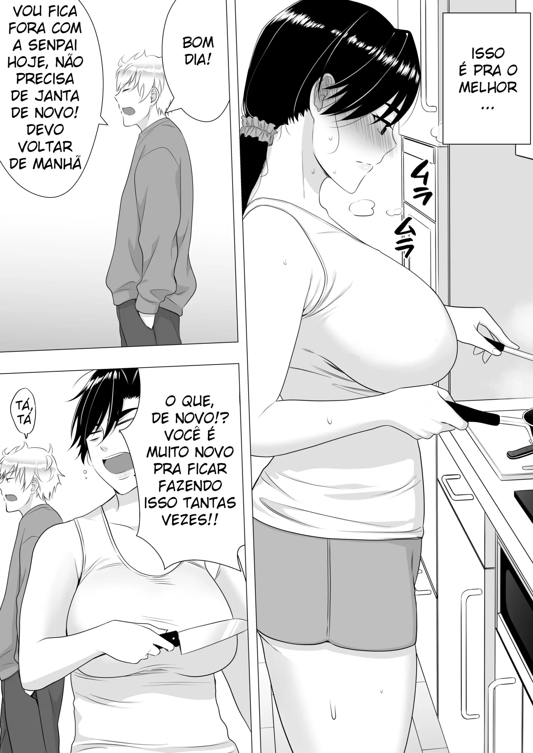 Ler A Mãe Corajosa ~ Até a Mamãe Voraz Sucumbir Ao Meu Pau Grande ~ Capitulo 1 Page 40