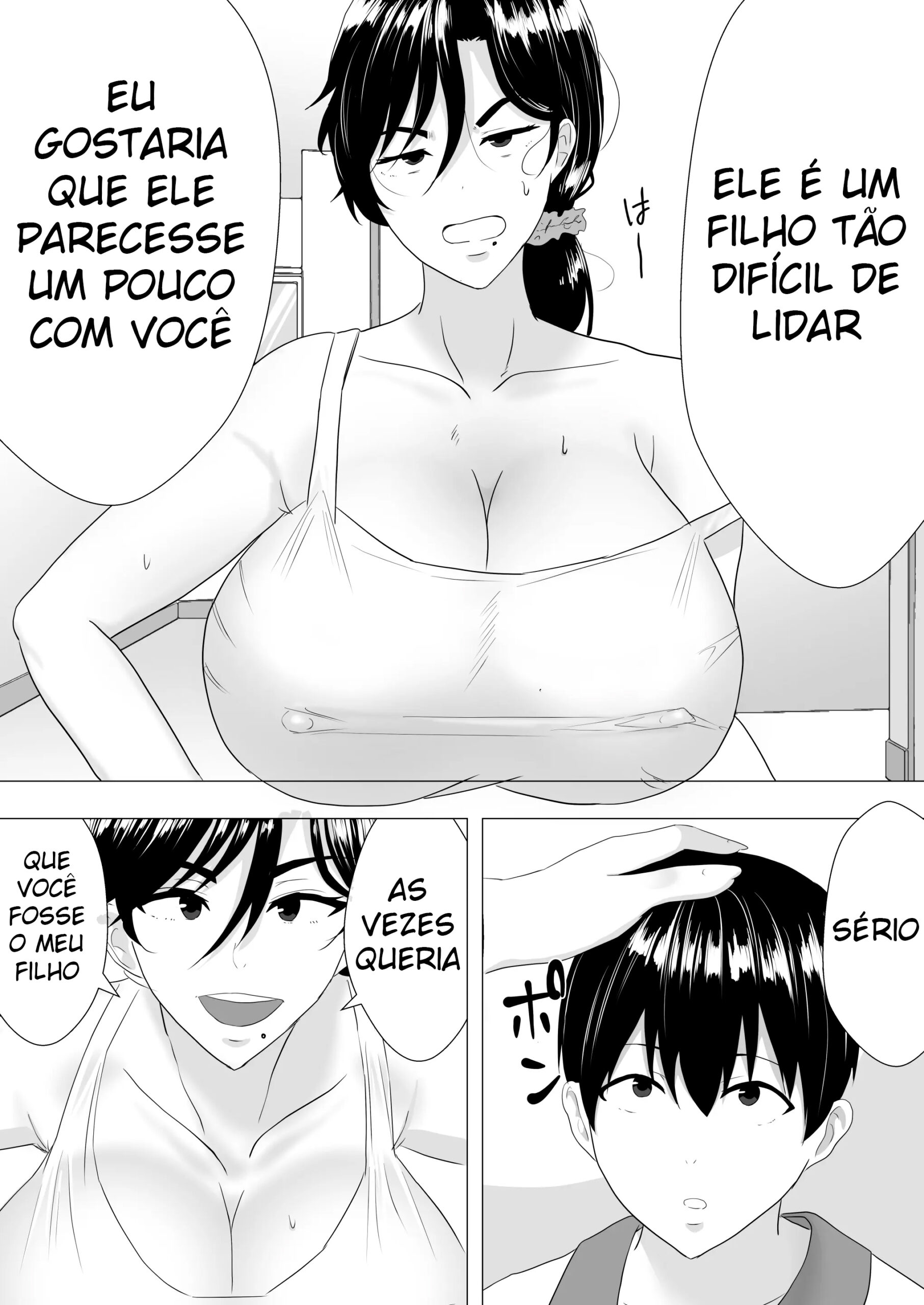 Ler A Mãe Corajosa ~ Até a Mamãe Voraz Sucumbir Ao Meu Pau Grande ~ Capitulo 1 Page 5