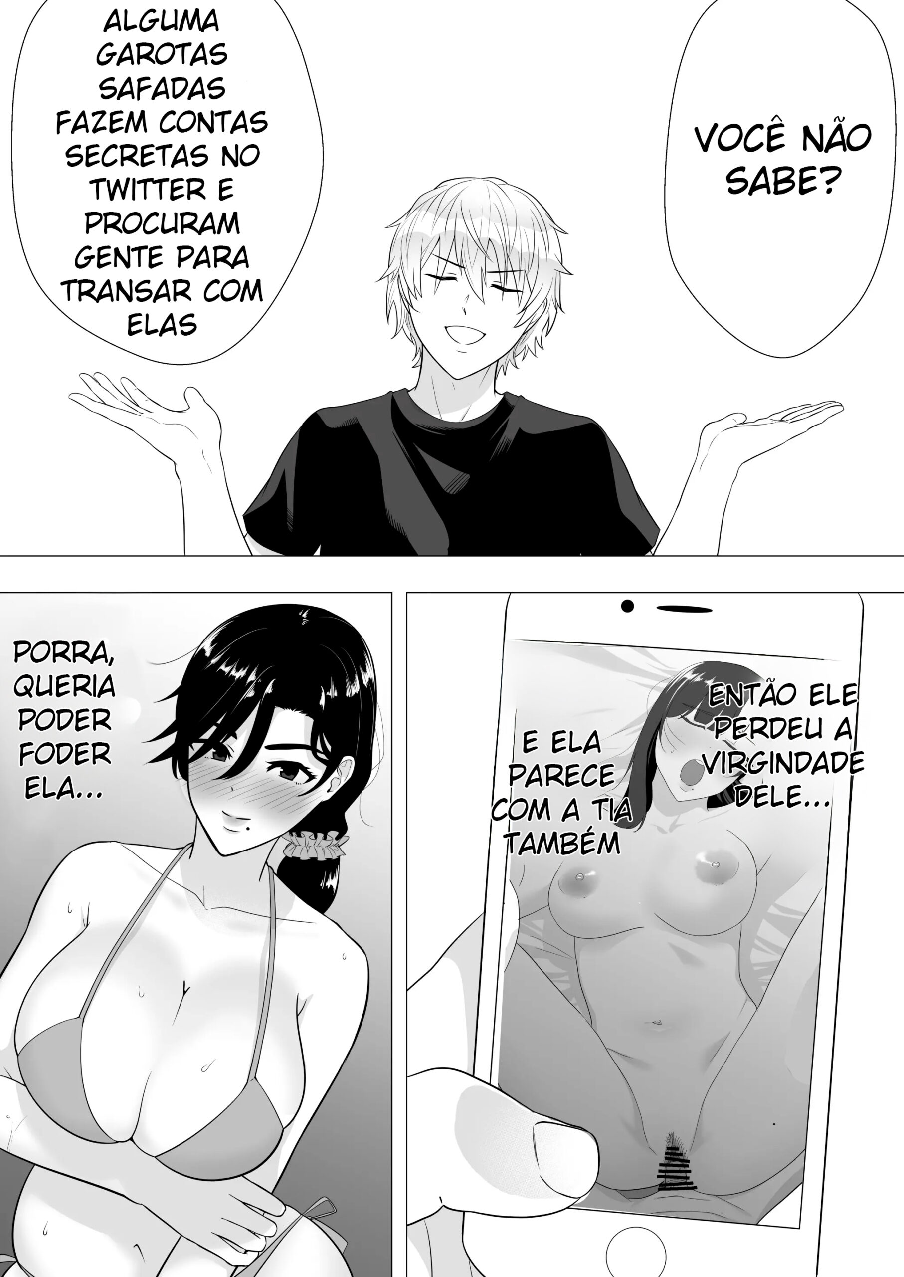 Ler A Mãe Corajosa ~ Até a Mamãe Voraz Sucumbir Ao Meu Pau Grande ~ Capitulo 1 Page 9