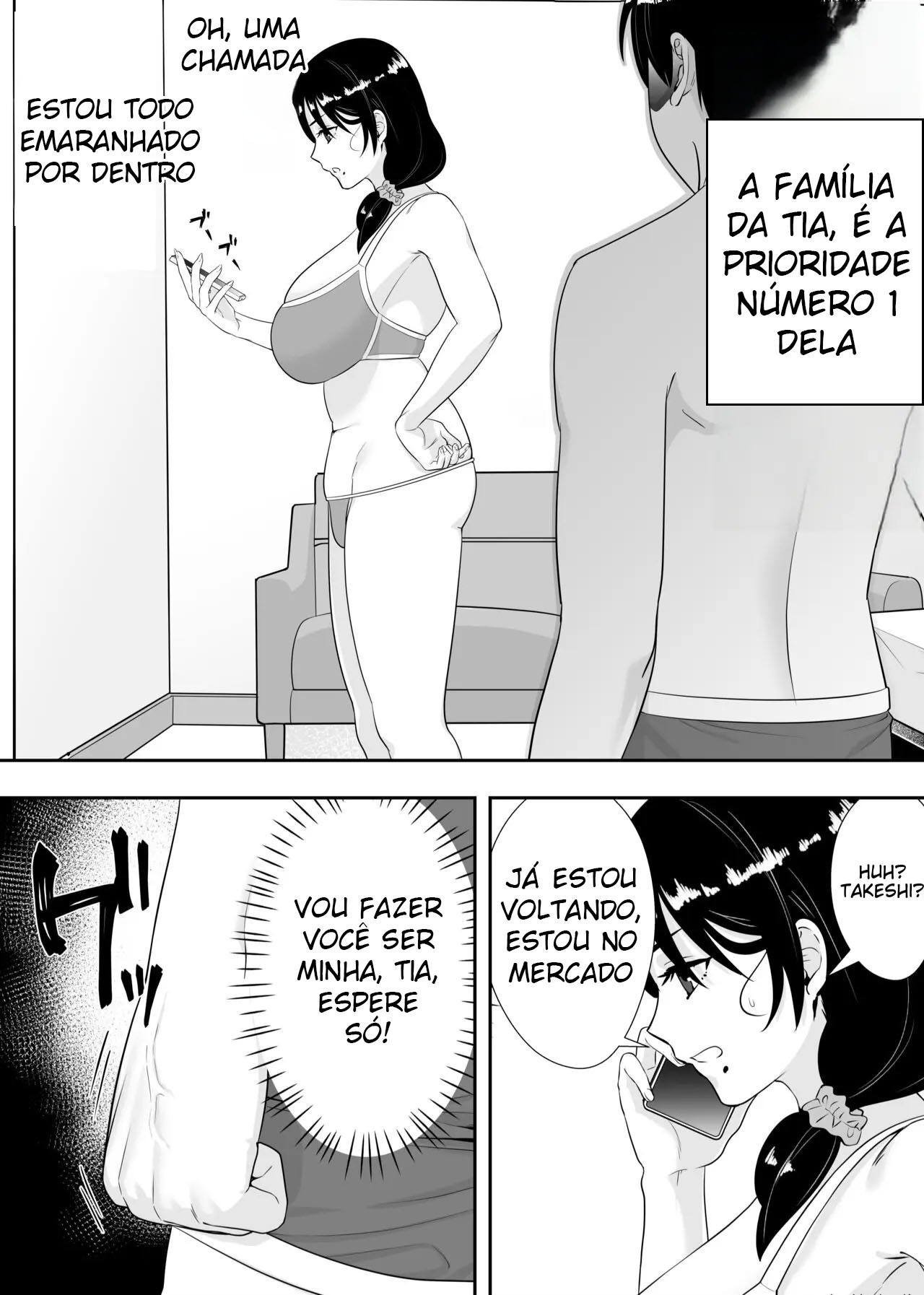 Ler A Mãe Corajosa ~ Até a Mamãe Voraz Sucumbir Ao Meu Pau Grande ~ Capitulo 2 Page 11