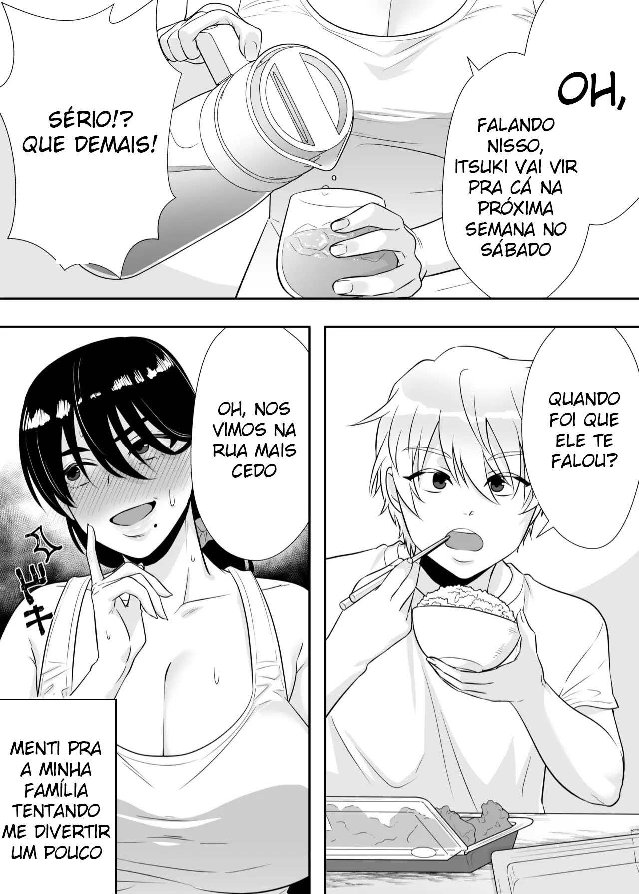 Ler A Mãe Corajosa ~ Até a Mamãe Voraz Sucumbir Ao Meu Pau Grande ~ Capitulo 2 Page 46