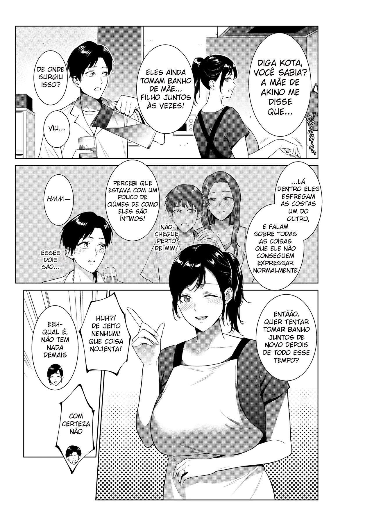 Ler Uma Vida de Desejo Carnal Com a Mãe Que Começa Com o Banho Capitulo 1 Page 2