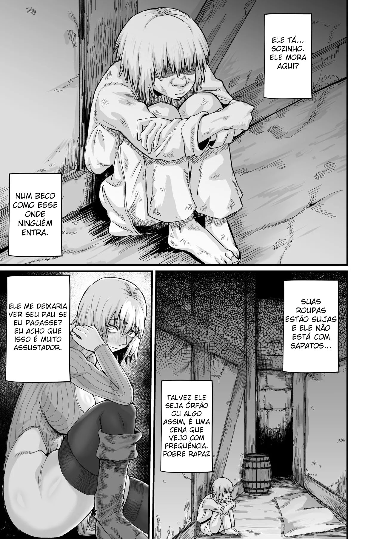 Ler O Buraco de Foda do Garoto do Beco Capitulo 1 Page 16