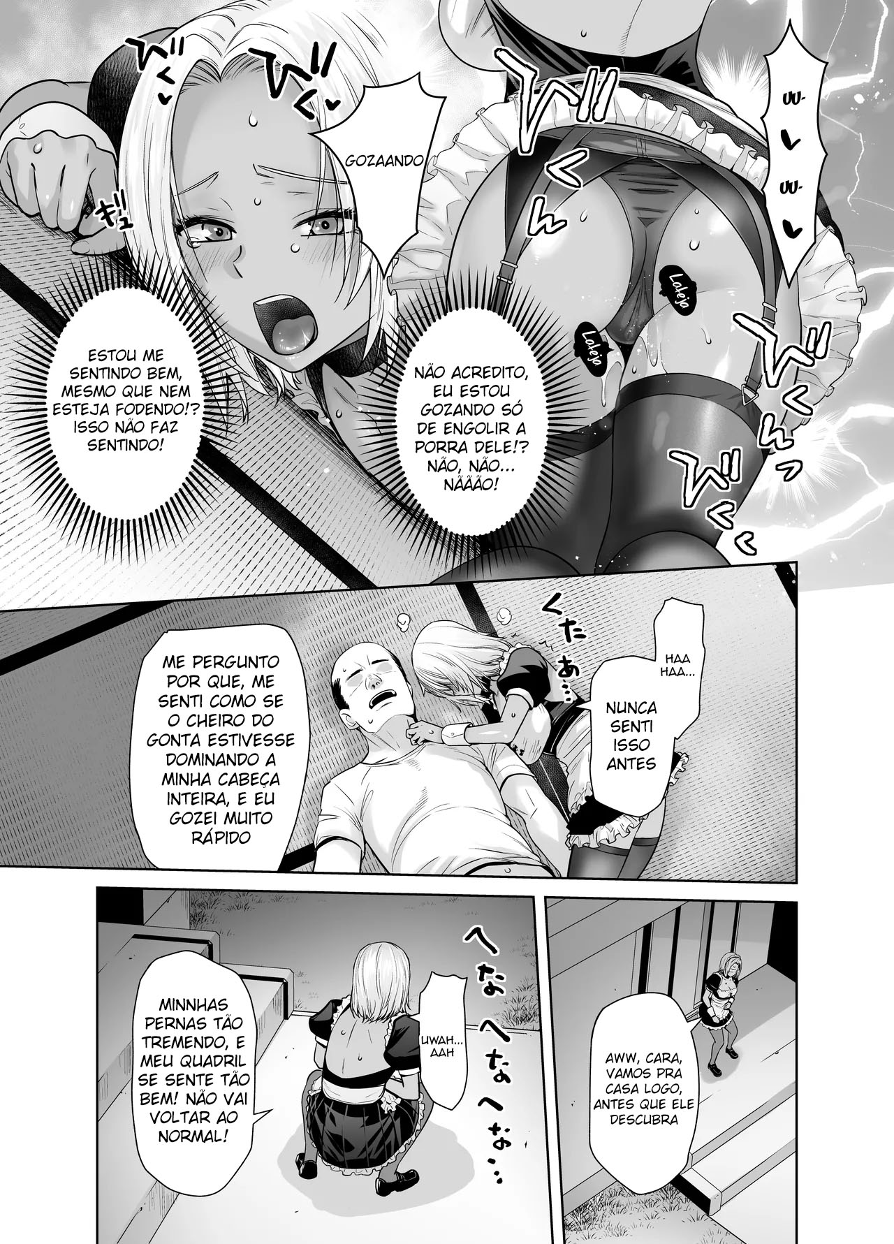 Ler A Kuro Gal que Acabou se Tornando a Empregada do Professor Responsável Capitulo 1 Page 14