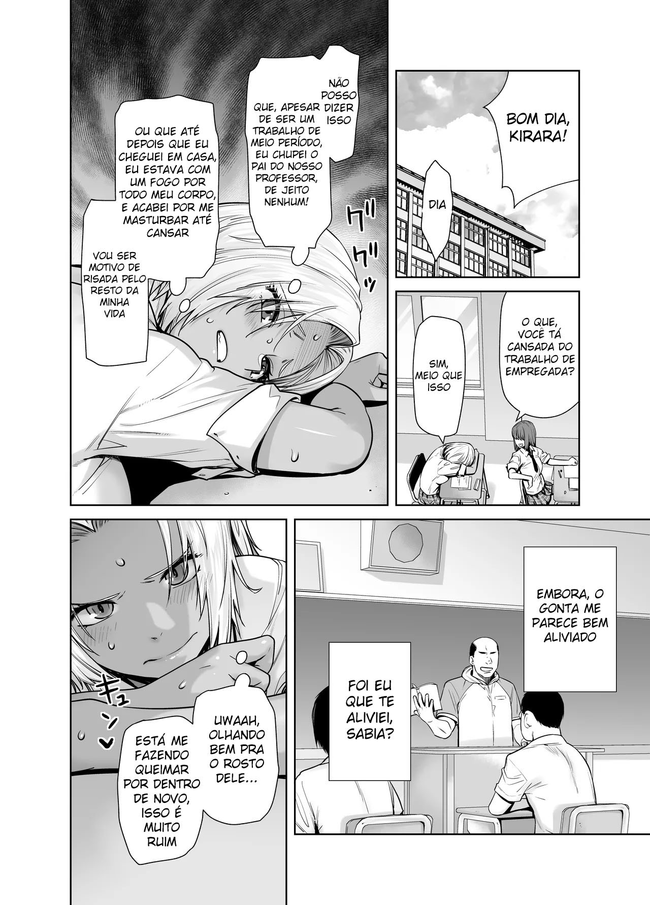 Ler A Kuro Gal que Acabou se Tornando a Empregada do Professor Responsável Capitulo 1 Page 15