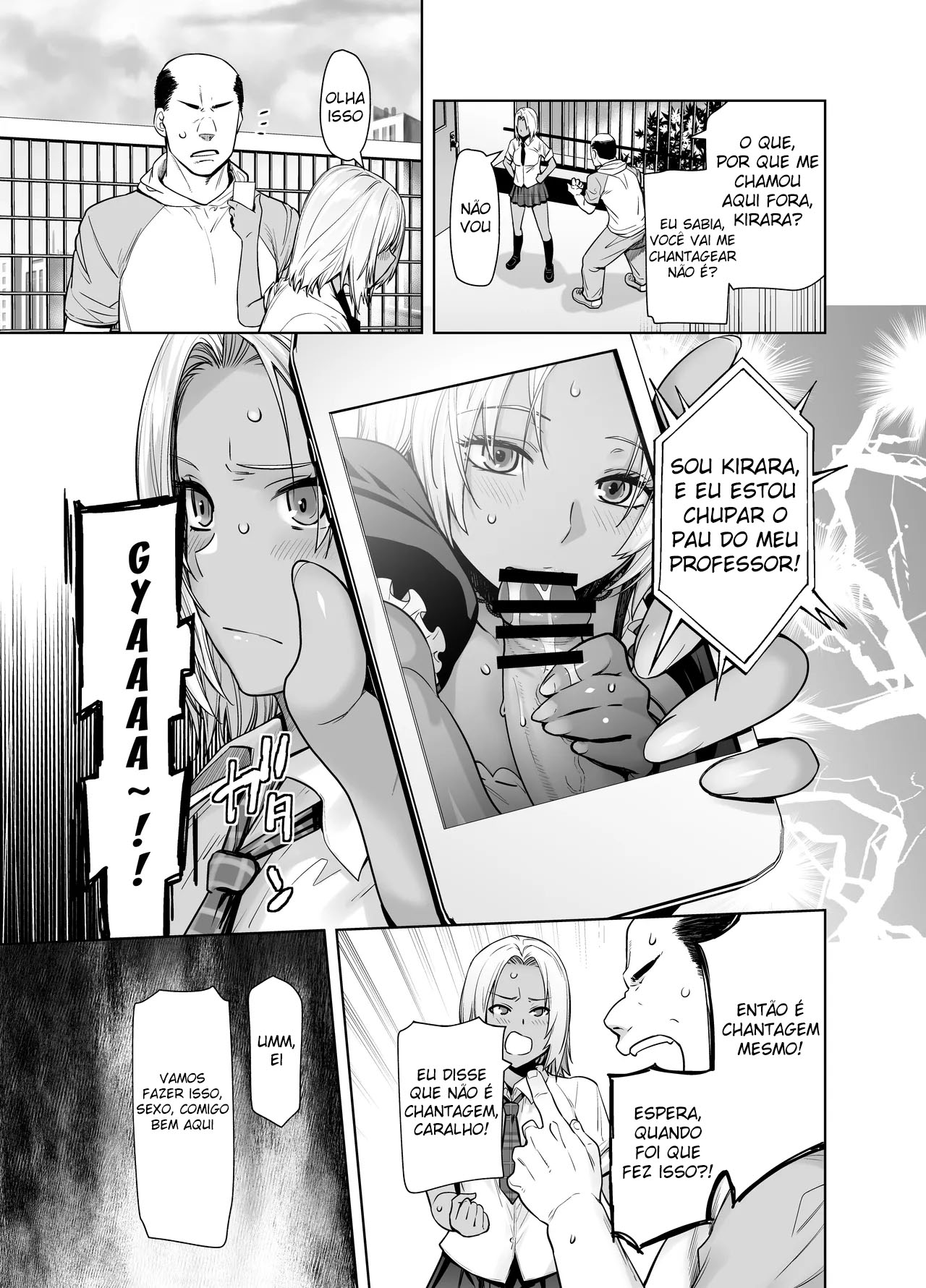 Ler A Kuro Gal que Acabou se Tornando a Empregada do Professor Responsável Capitulo 1 Page 18