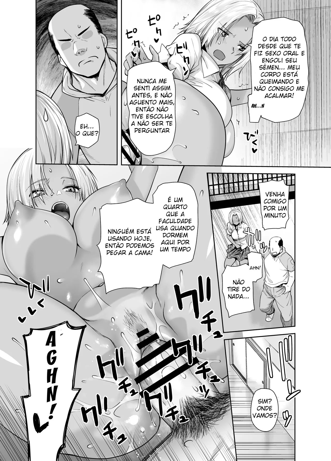 Ler A Kuro Gal que Acabou se Tornando a Empregada do Professor Responsável Capitulo 1 Page 23