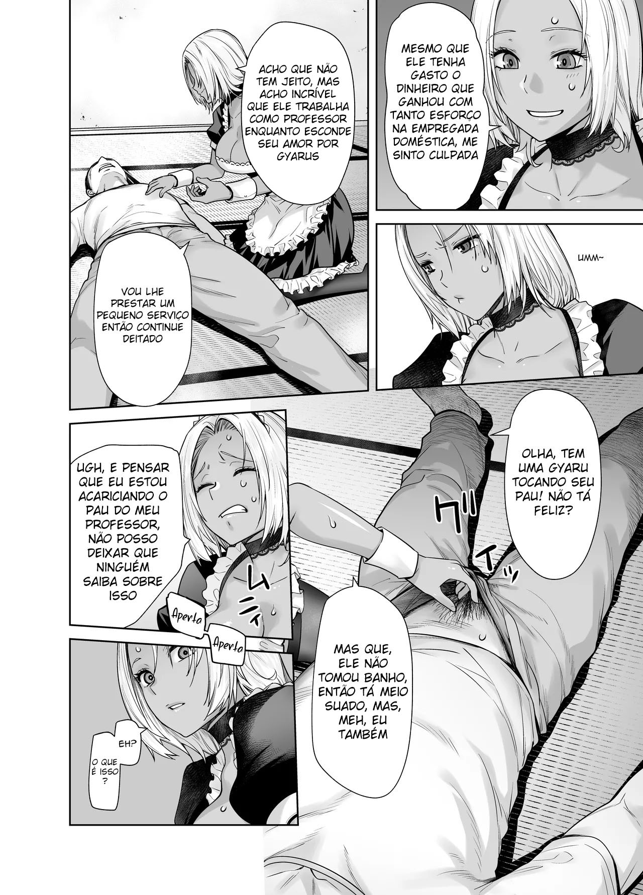 Ler A Kuro Gal que Acabou se Tornando a Empregada do Professor Responsável Capitulo 1 Page 9