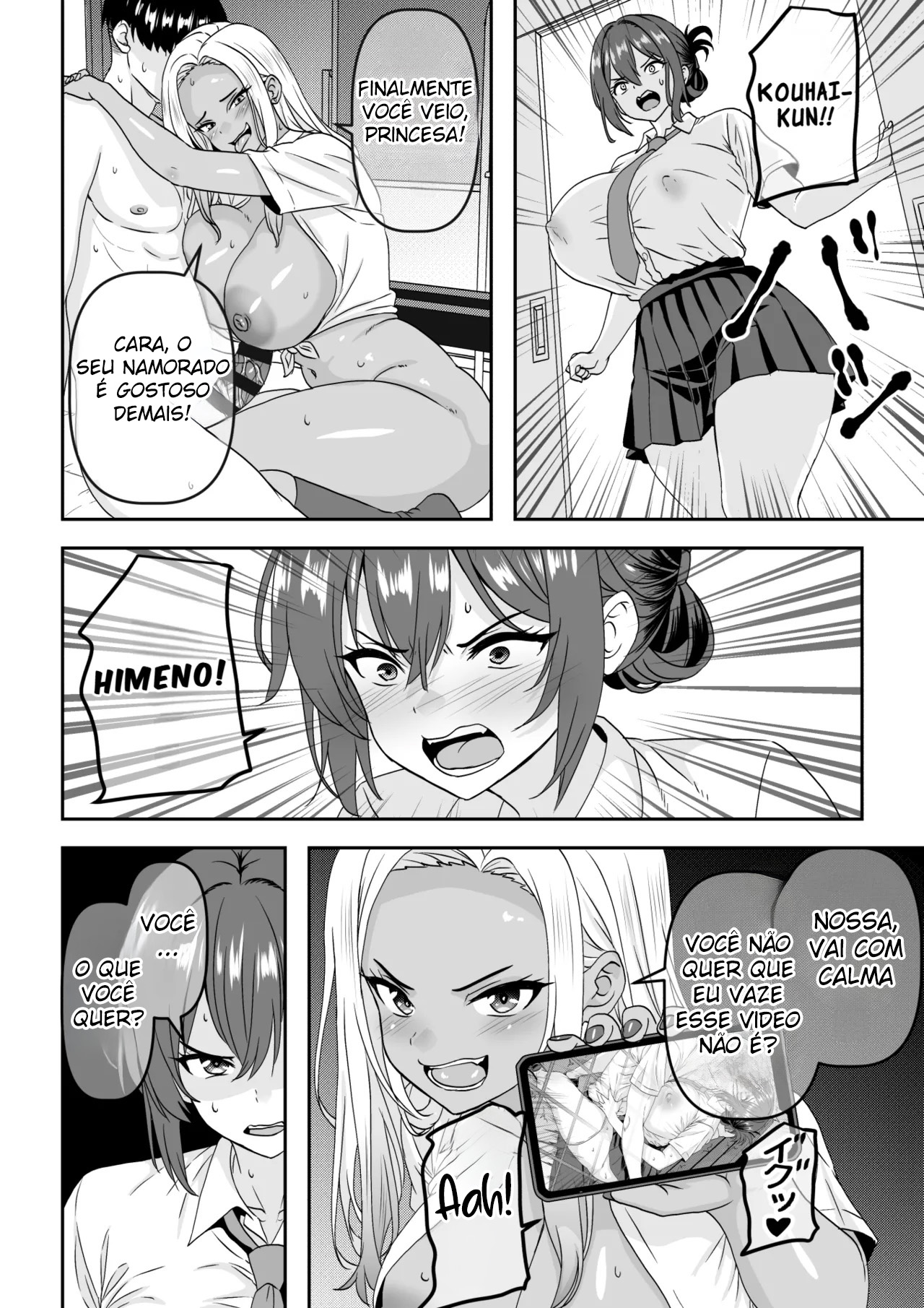 Ler A Senpai Convencida do Tipo Princesa Acaba Sendo Talaricada e Tem O Mental Destruido Pela Himeno-Senpai Capitulo 1 Page 21