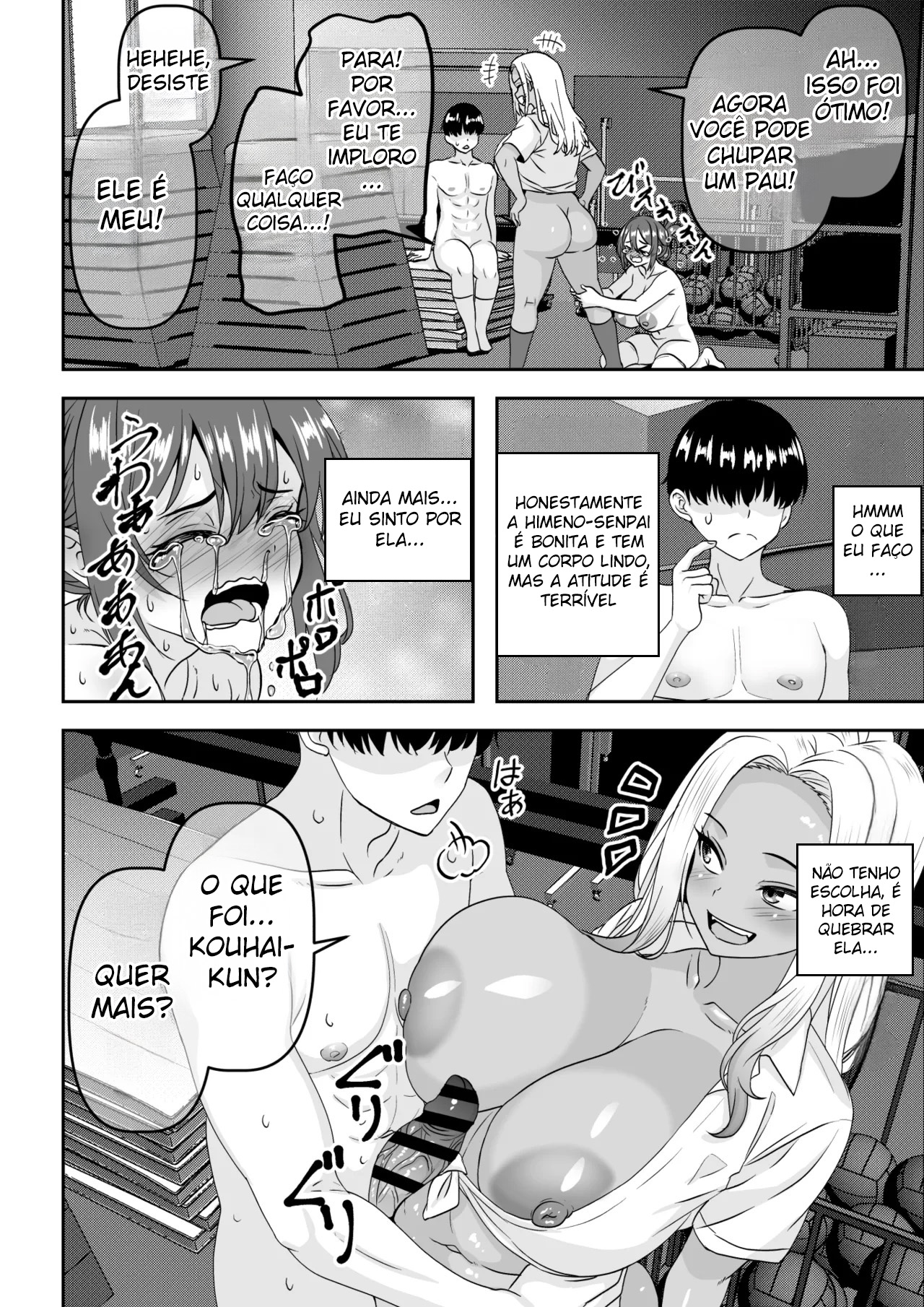 Ler A Senpai Convencida do Tipo Princesa Acaba Sendo Talaricada e Tem O Mental Destruido Pela Himeno-Senpai Capitulo 1 Page 29
