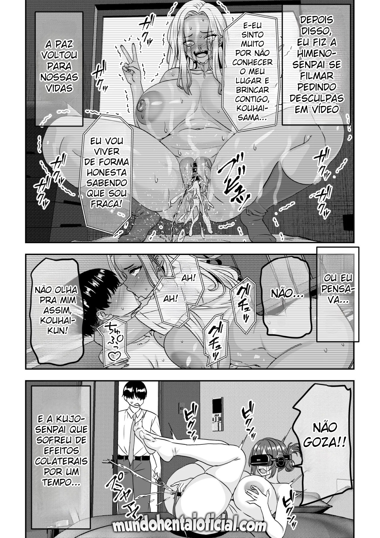 Ler A Senpai Convencida do Tipo Princesa Acaba Sendo Talaricada e Tem O Mental Destruido Pela Himeno-Senpai Capitulo 1 Page 35