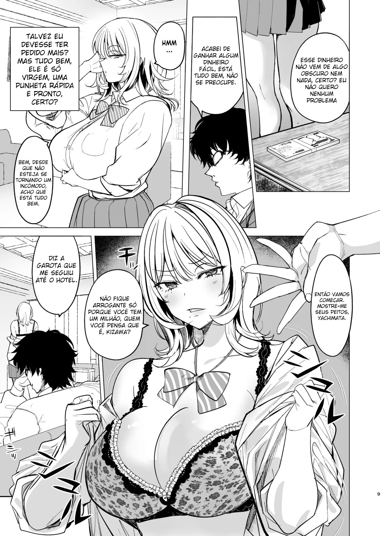 Ler Comprando uma Mulher Lixo Capitulo 1 Page 9
