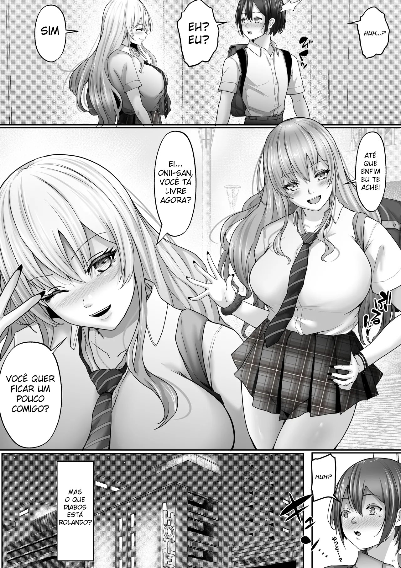 Ler Eu, Que Amo Peitos Grandes, e a Gyaru de Peitos Grandes Que Me Ama Capitulo 1 Page 3