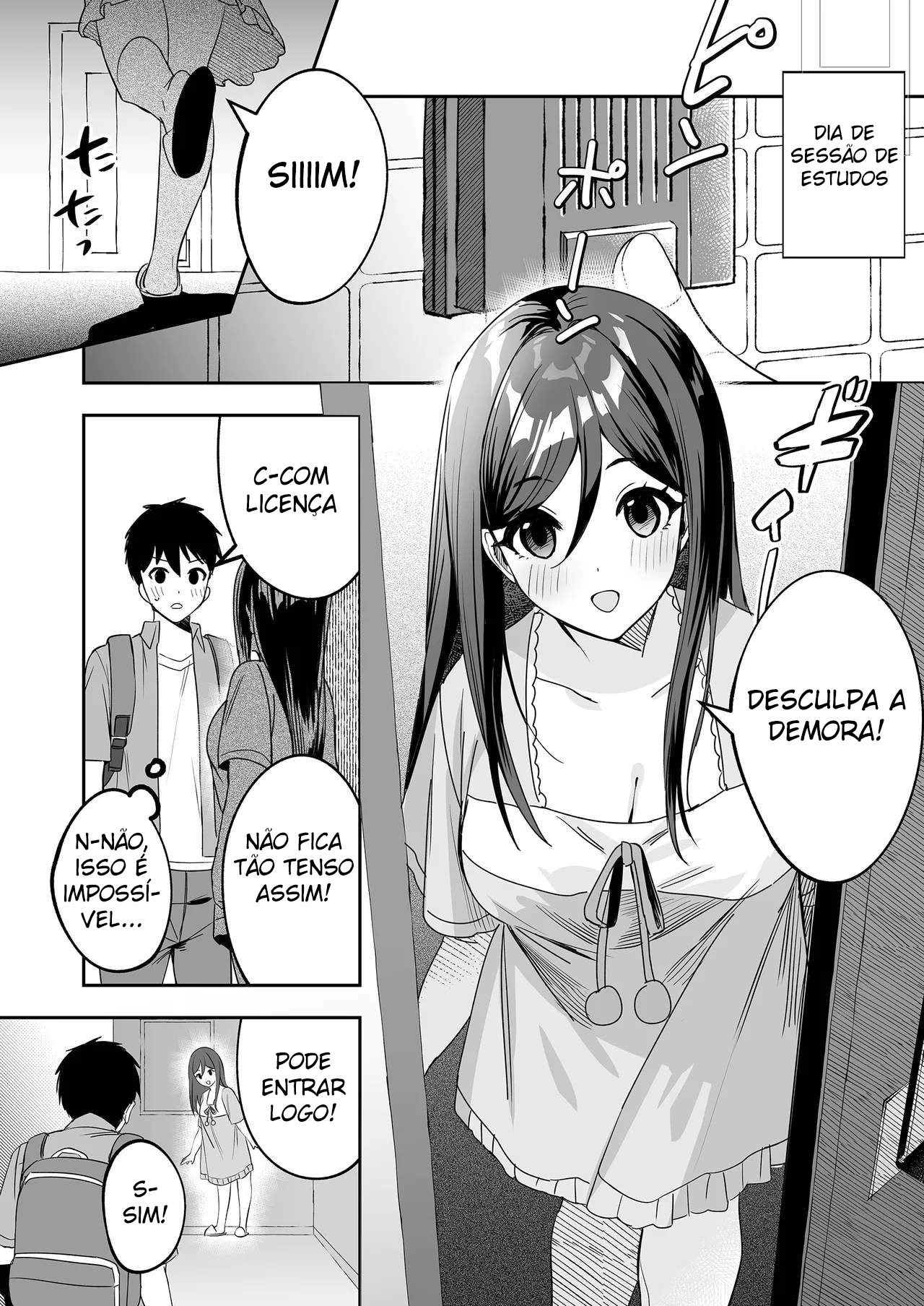 Ler O Resultado de Convidar Meu Namorado Tímido para Minha Casa Enquanto o Papai e a Mamãe Estavam Fora Capitulo 1 Page 4
