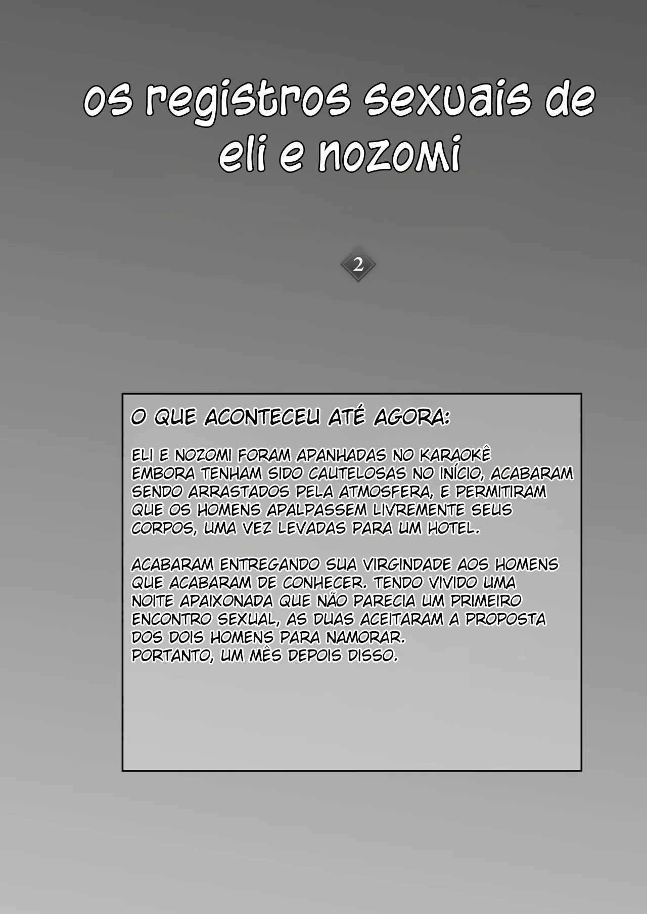 Ler Os Registros Sexuais De Eli e Nozomi Capitulo 2 Page 3