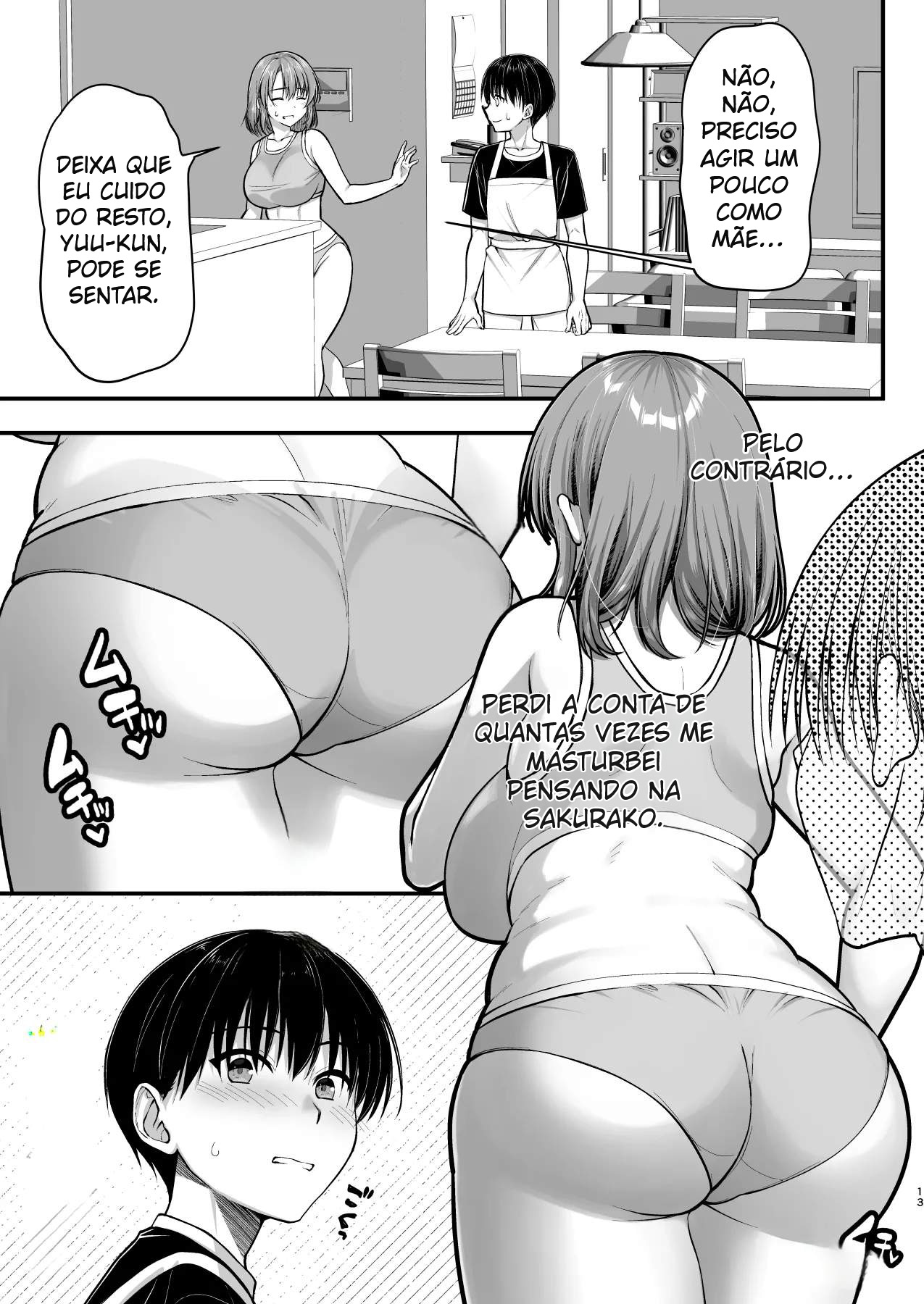 Ler Com Um Corpo Tão Safado Assim, é Impossível Ela Ser Mãe, Né? Dias de Punheta Desenfreada Com Uma Mãe Indefesa Demais Capitulo 1 Page 12