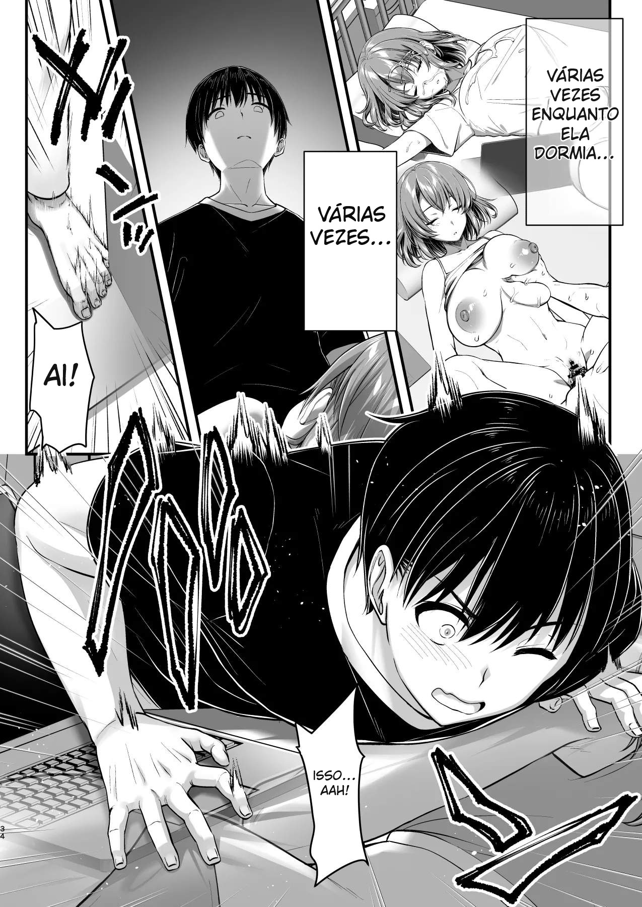 Ler Com Um Corpo Tão Safado Assim, é Impossível Ela Ser Mãe, Né? Dias de Punheta Desenfreada Com Uma Mãe Indefesa Demais Capitulo 1 Page 33