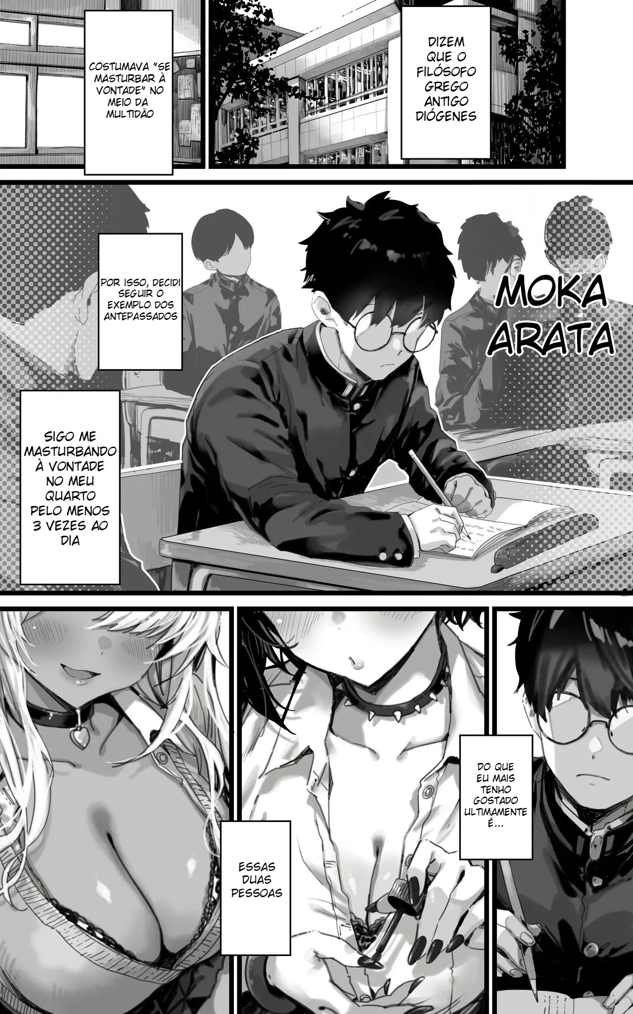 Ler Harém de Gyarus: Entre Boquetes e Espanholas A 3, Serviremos Com Todo o Nosso Corpo e Alma Em Absolutamente Tudo Até Que o Rei Demônio Desperte!! Capitulo 1 Page 2