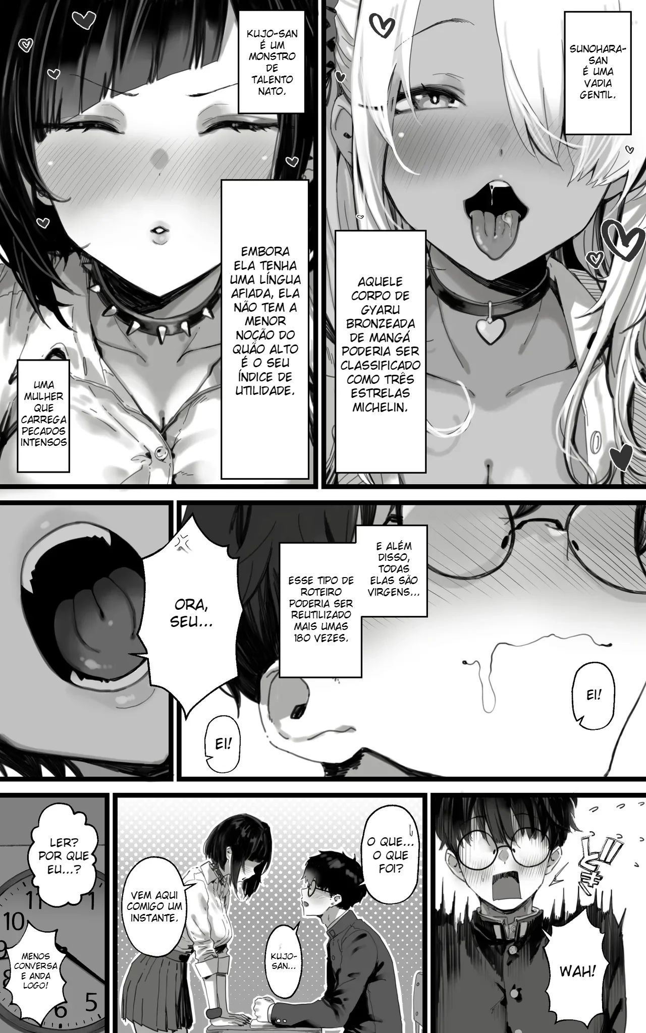 Ler Harém de Gyarus: Entre Boquetes e Espanholas A 3, Serviremos Com Todo o Nosso Corpo e Alma Em Absolutamente Tudo Até Que o Rei Demônio Desperte!! Capitulo 1 Page 4