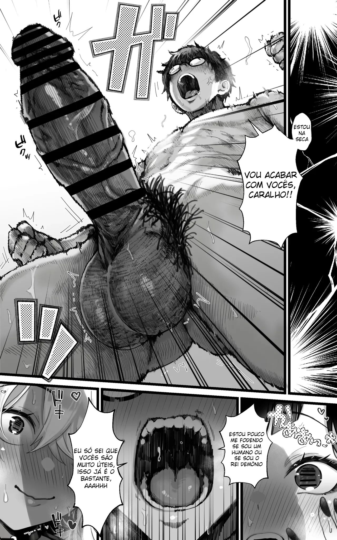 Ler Harém de Gyarus: Entre Boquetes e Espanholas A 3, Serviremos Com Todo o Nosso Corpo e Alma Em Absolutamente Tudo Até Que o Rei Demônio Desperte!! Capitulo 1 Page 41