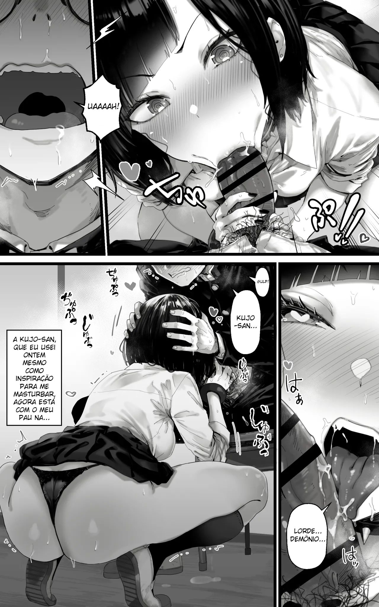 Ler Harém de Gyarus: Entre Boquetes e Espanholas A 3, Serviremos Com Todo o Nosso Corpo e Alma Em Absolutamente Tudo Até Que o Rei Demônio Desperte!! Capitulo 1 Page 9