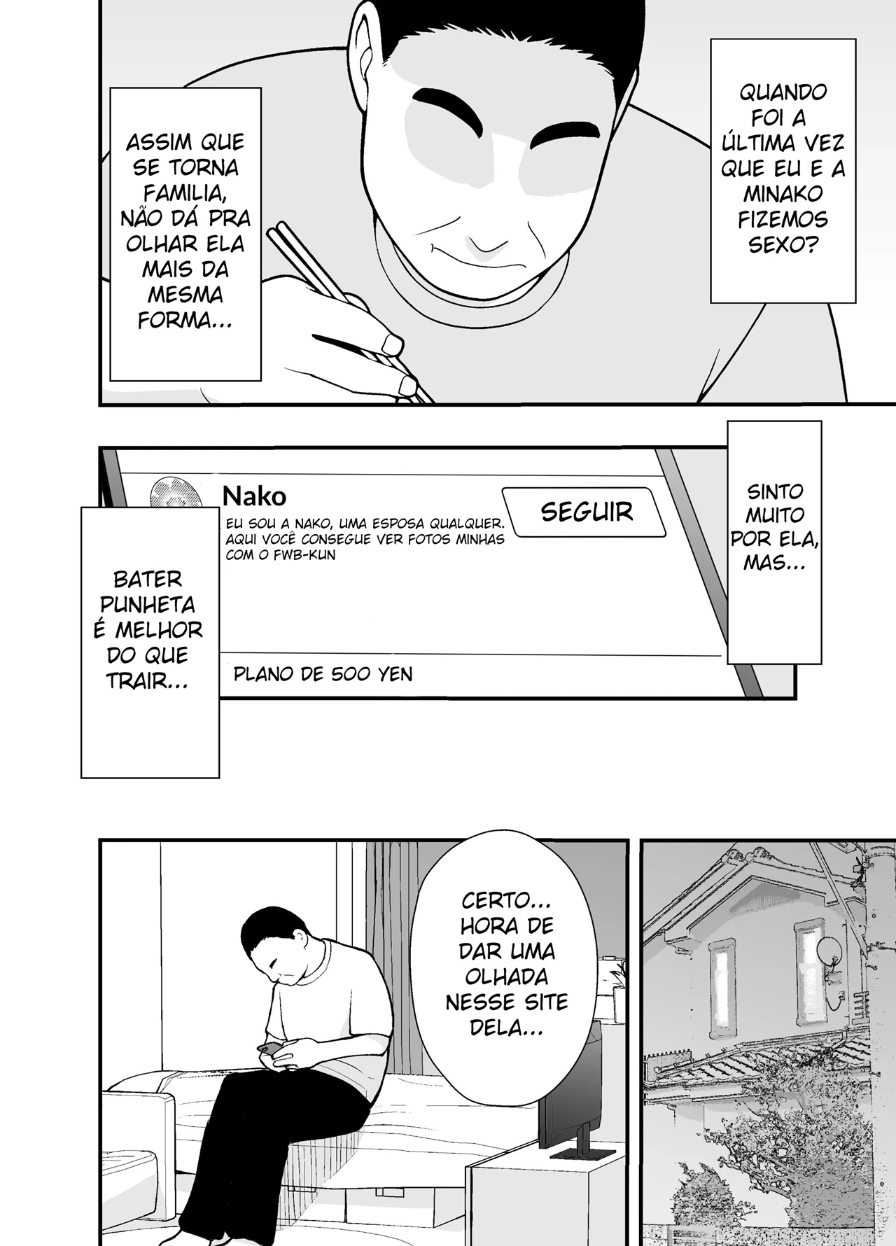 Ler A Esposa Infiel Minako e sua Conta Secreta De Relações Sexuais Na Internet Capitulo 1 Page 10