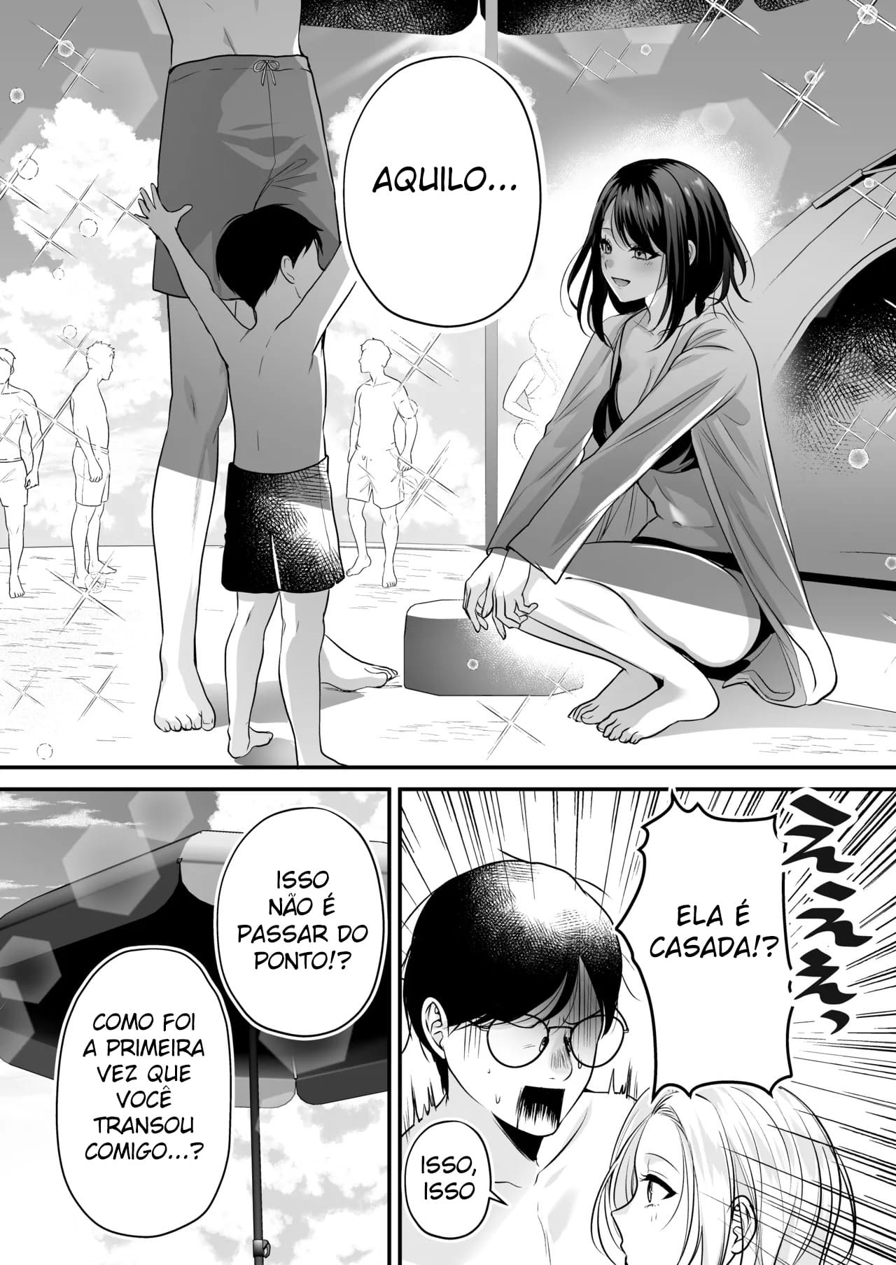 Ler Licença Pra Engravidar ~ Edição Pegando Geral na Praia ~ Capitulo 1 Page 67