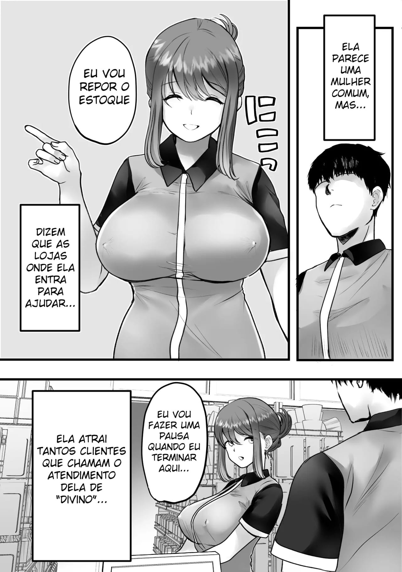 Ler Fiz a Coroa do Meu Trabalho de Meio Período Atender os Clientes Gemendo Capitulo 1 Page 4