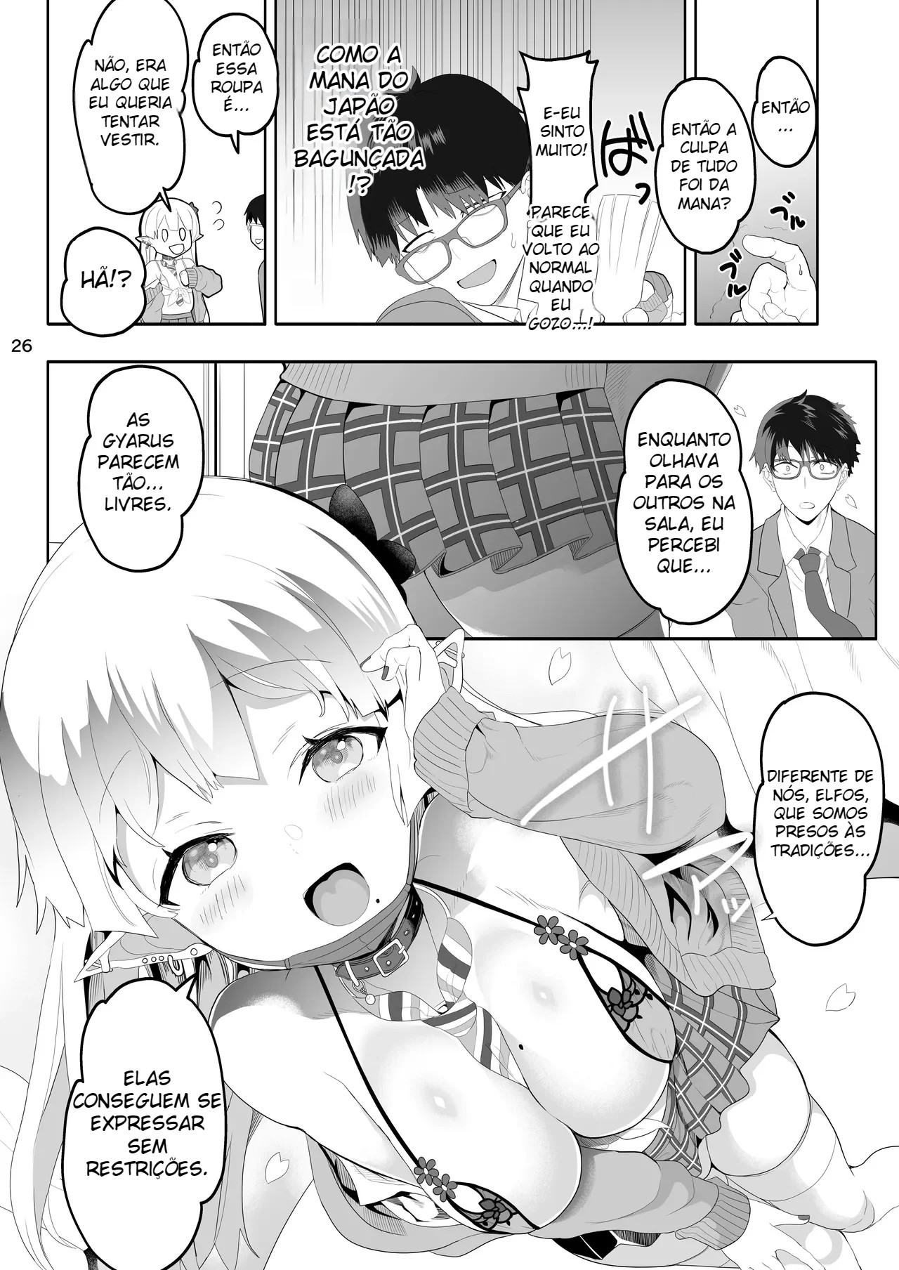 Ler Como Orientar Uma Elfa Intercambista Que Se Tornou Uma Gyaru Capitulo 1 Page 26