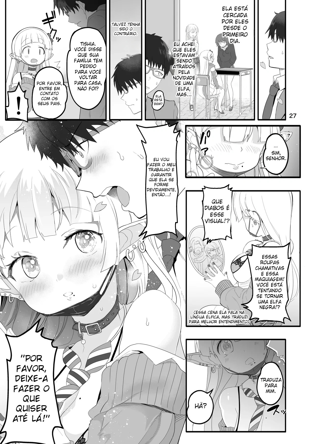 Ler Como Orientar Uma Elfa Intercambista Que Se Tornou Uma Gyaru Capitulo 1 Page 27