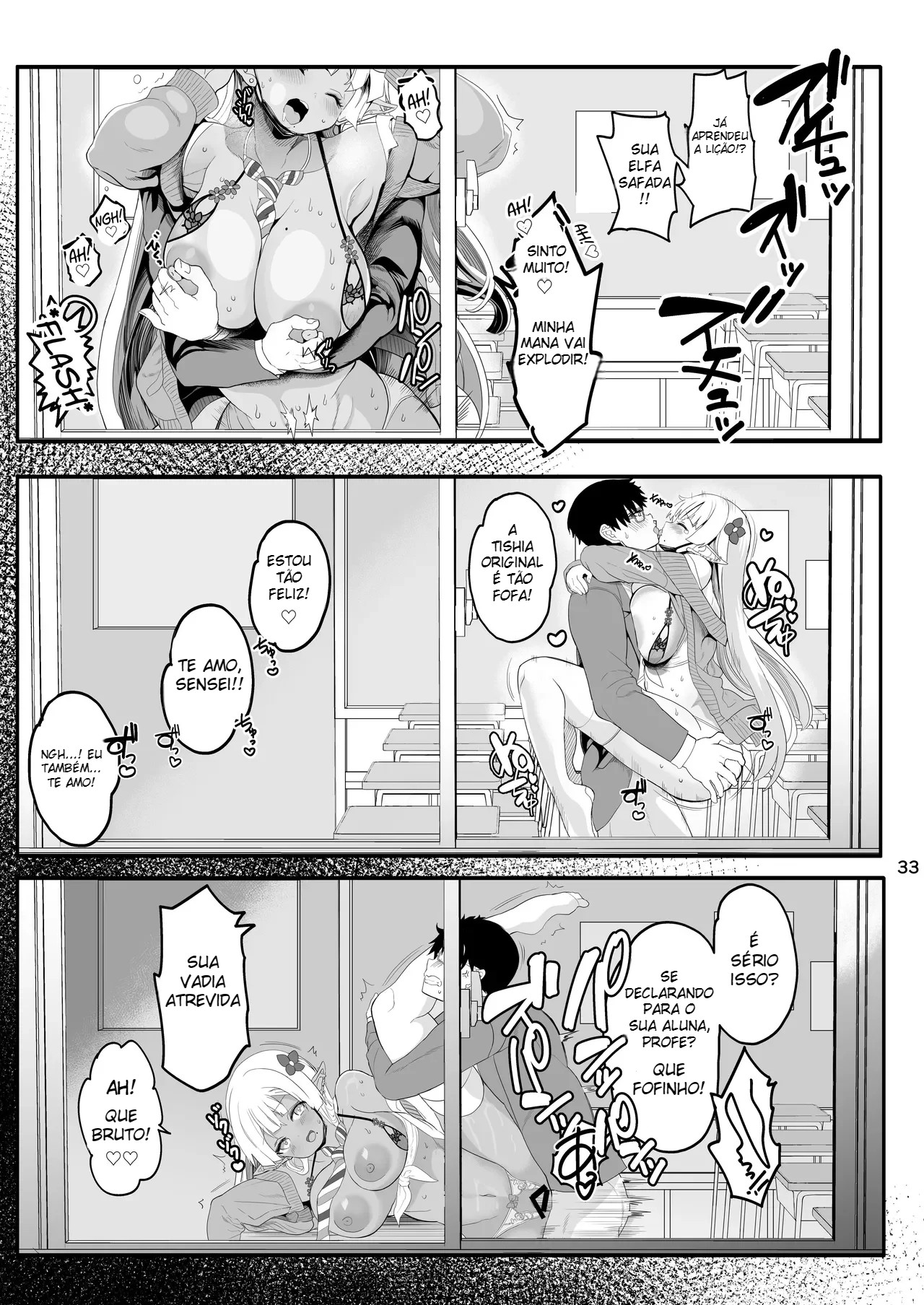 Ler Como Orientar Uma Elfa Intercambista Que Se Tornou Uma Gyaru Capitulo 1 Page 33