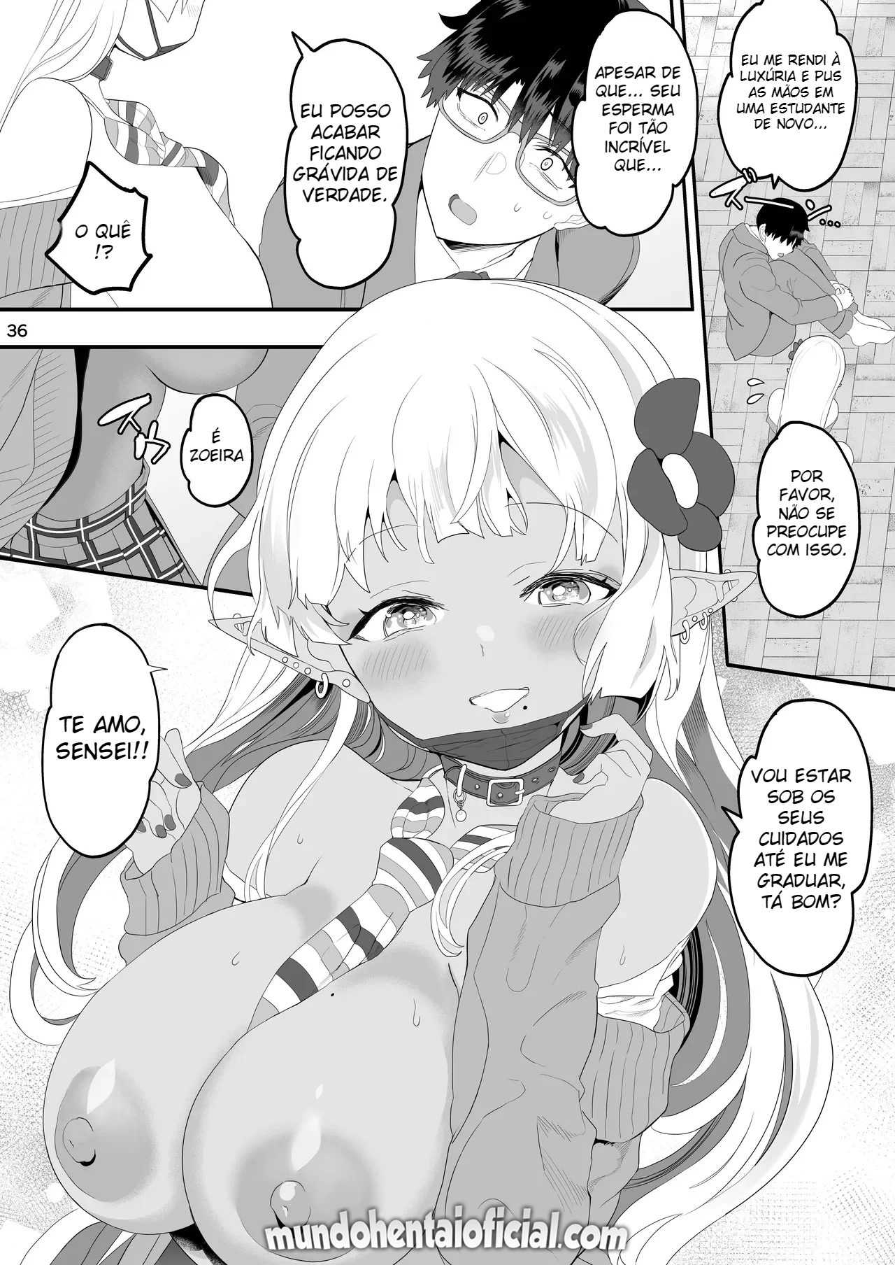 Ler Como Orientar Uma Elfa Intercambista Que Se Tornou Uma Gyaru Capitulo 1 Page 36