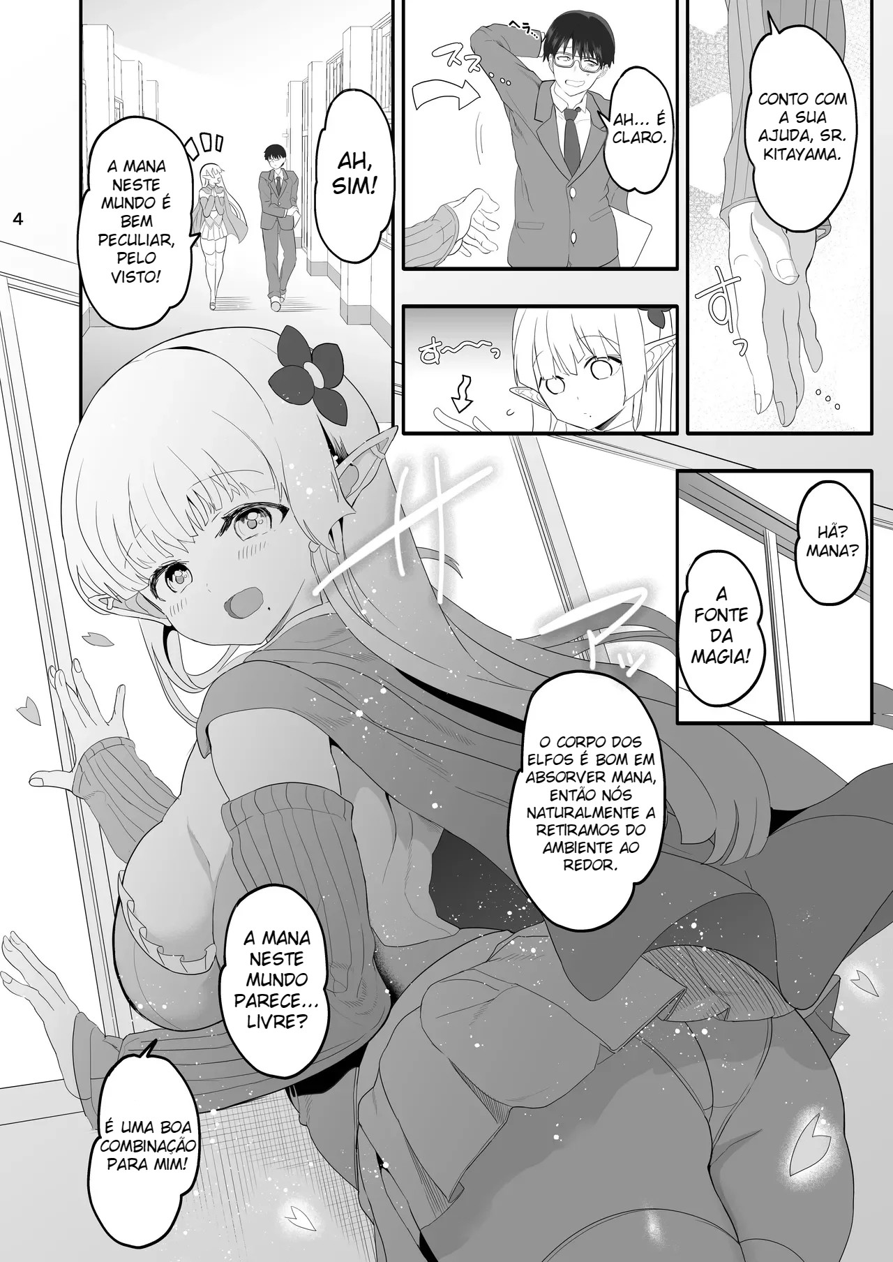 Ler Como Orientar Uma Elfa Intercambista Que Se Tornou Uma Gyaru Capitulo 1 Page 4