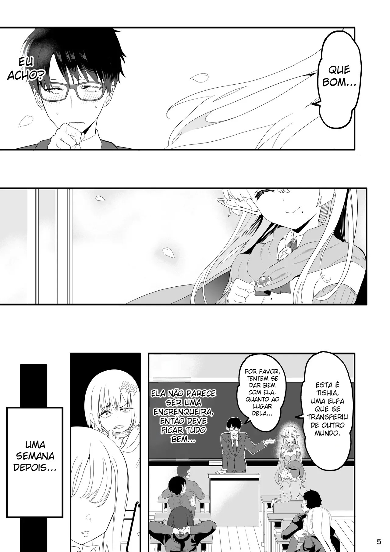 Ler Como Orientar Uma Elfa Intercambista Que Se Tornou Uma Gyaru Capitulo 1 Page 5