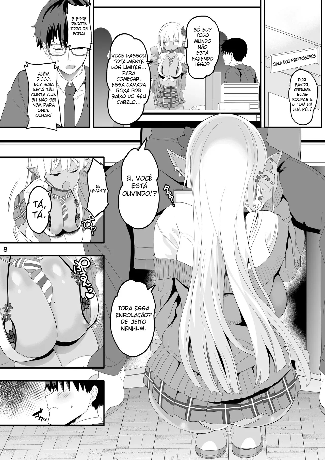 Ler Como Orientar Uma Elfa Intercambista Que Se Tornou Uma Gyaru Capitulo 1 Page 8