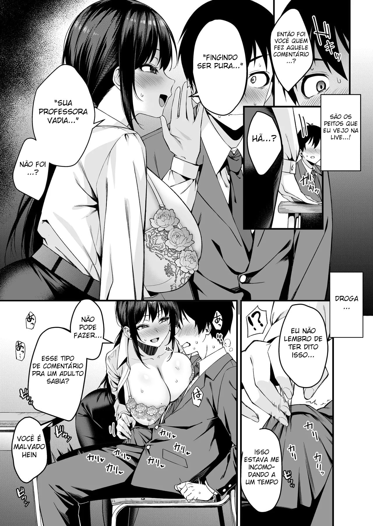 Ler Minha Professora é uma Streamer Safada ~ A Professora Substituta de 23 Anos Que Fica Tendo Orgasmos Com Voz de Anime Enquanto Esfrega Seus Mamilos Invertidos ~ Capitulo 1 Page 8