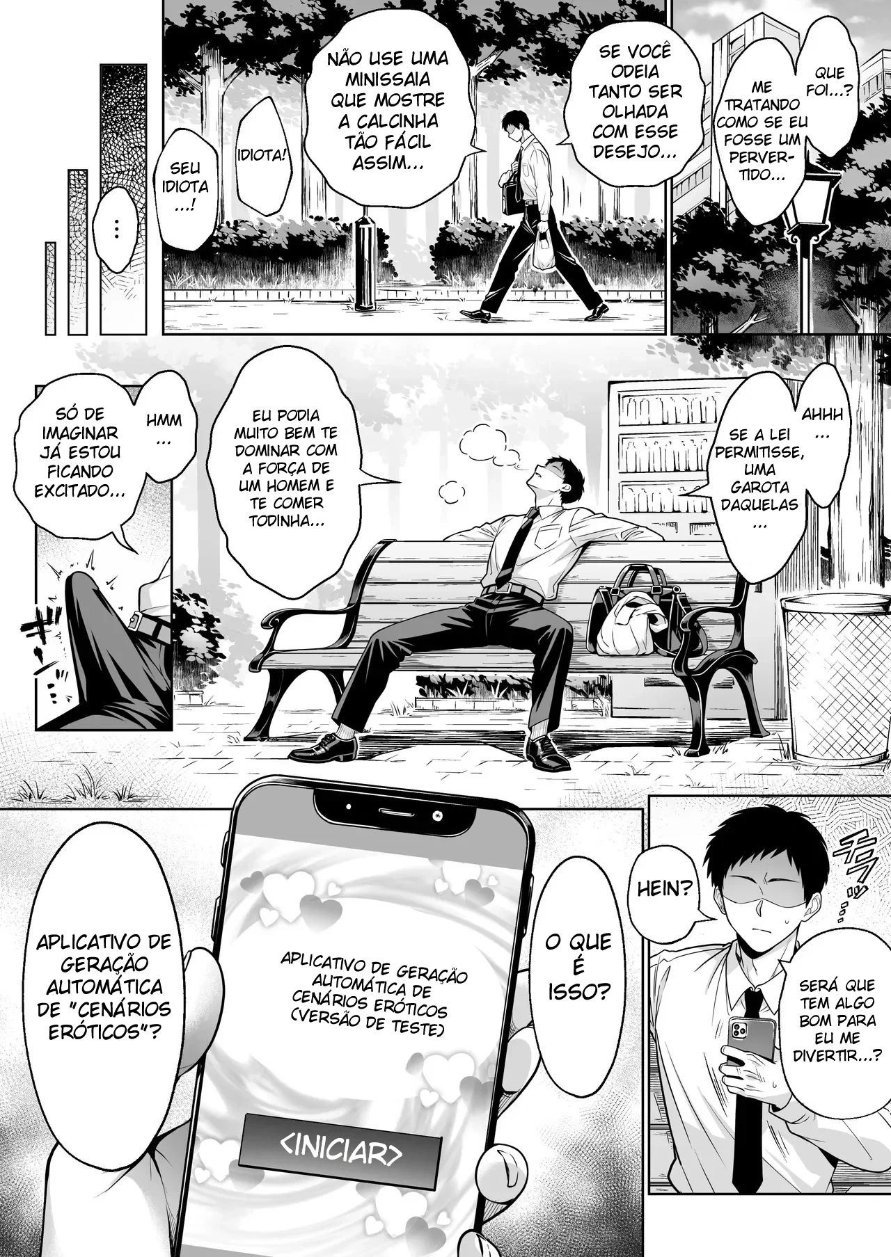 Ler Uma Vida Plena de Suporte Erótico Com Um Aplicativo de Geração Automática de Situações Eróticas Capitulo 1 Page 3