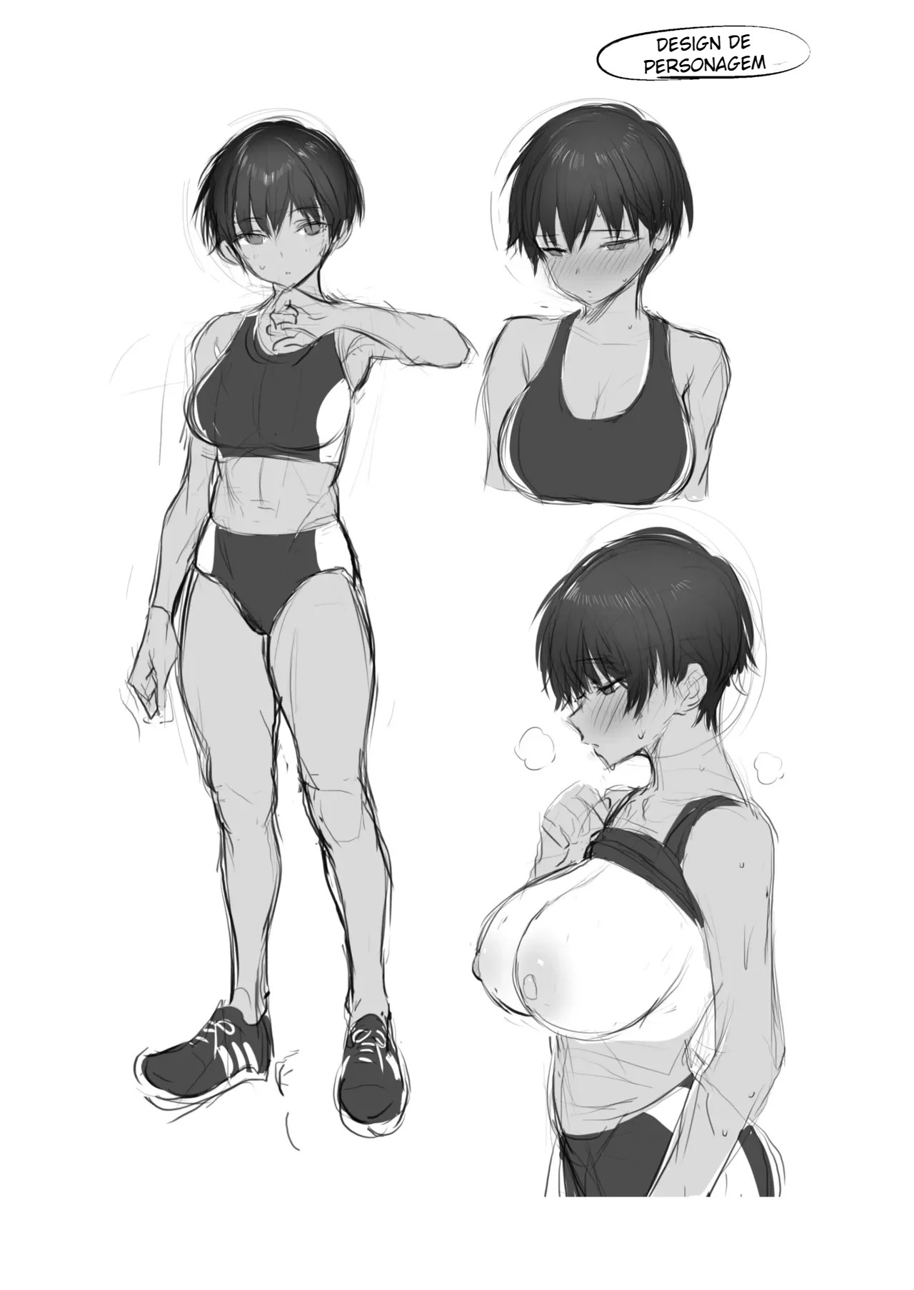 Ler Ordenhado Até a Última Gota Pela Morena Super Excitada do Clube de Atletismo Capitulo 1 Page 38