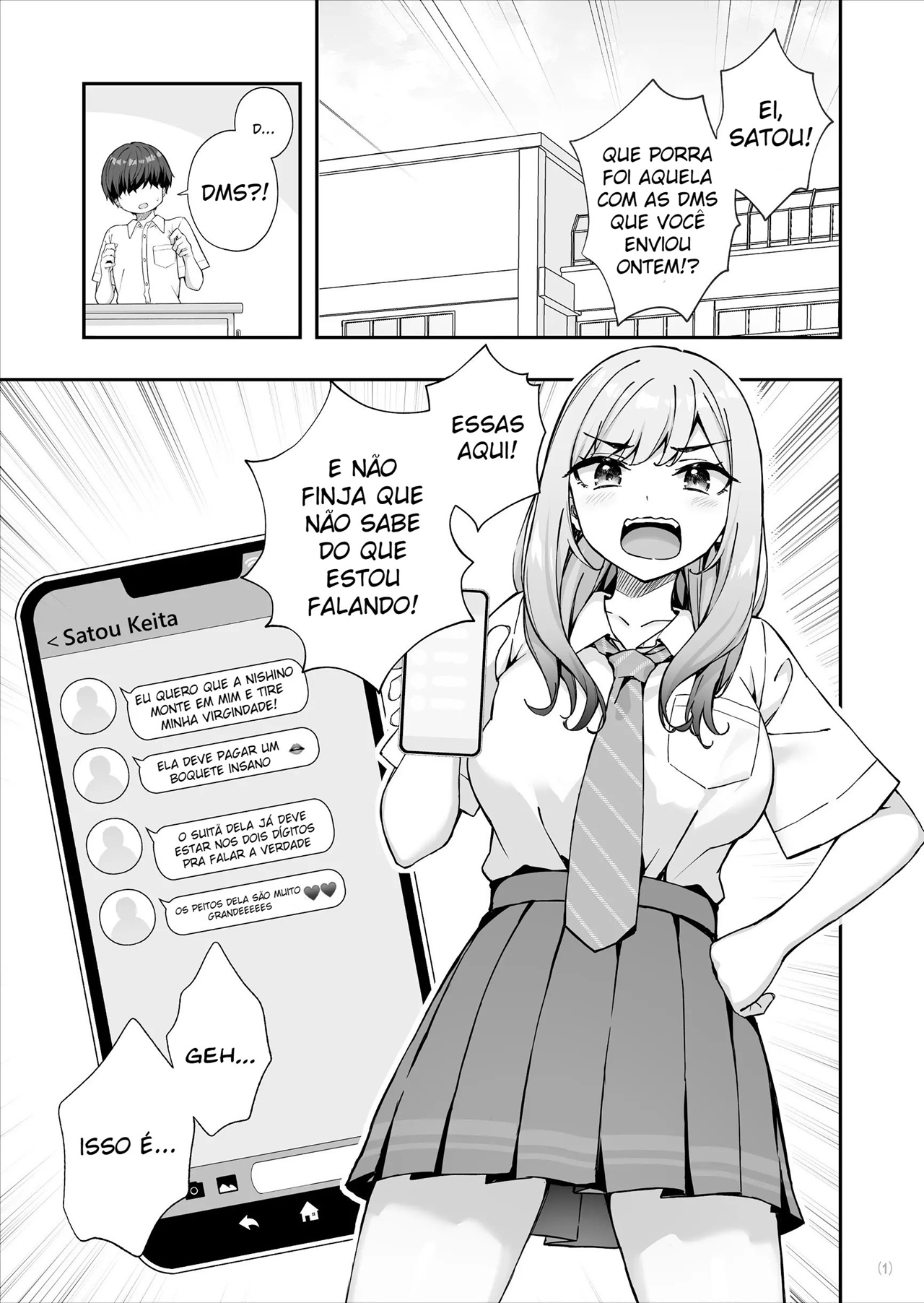 Ler A Gyaru Delinquente Com Quem Eu Fantasio Me Descobriu! Capitulo 1 Page 2