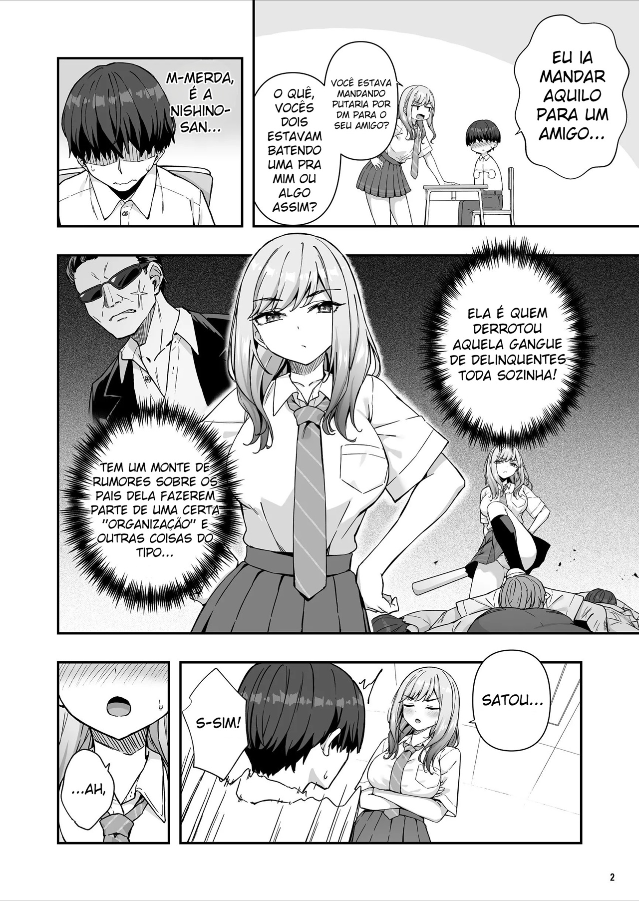 Ler A Gyaru Delinquente Com Quem Eu Fantasio Me Descobriu! Capitulo 1 Page 3