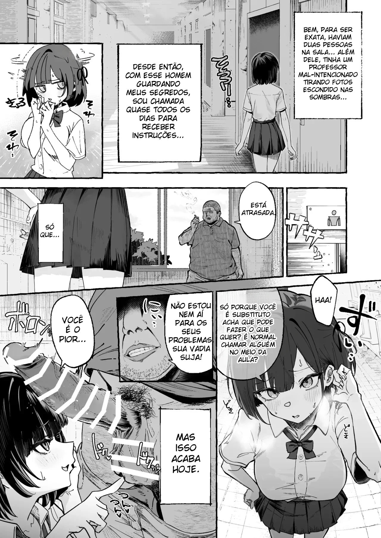 Ler A Masoquista, Peituda e Introvertida É Fodida por Um Pau Grande Até o Fim Capitulo 1 Page 9