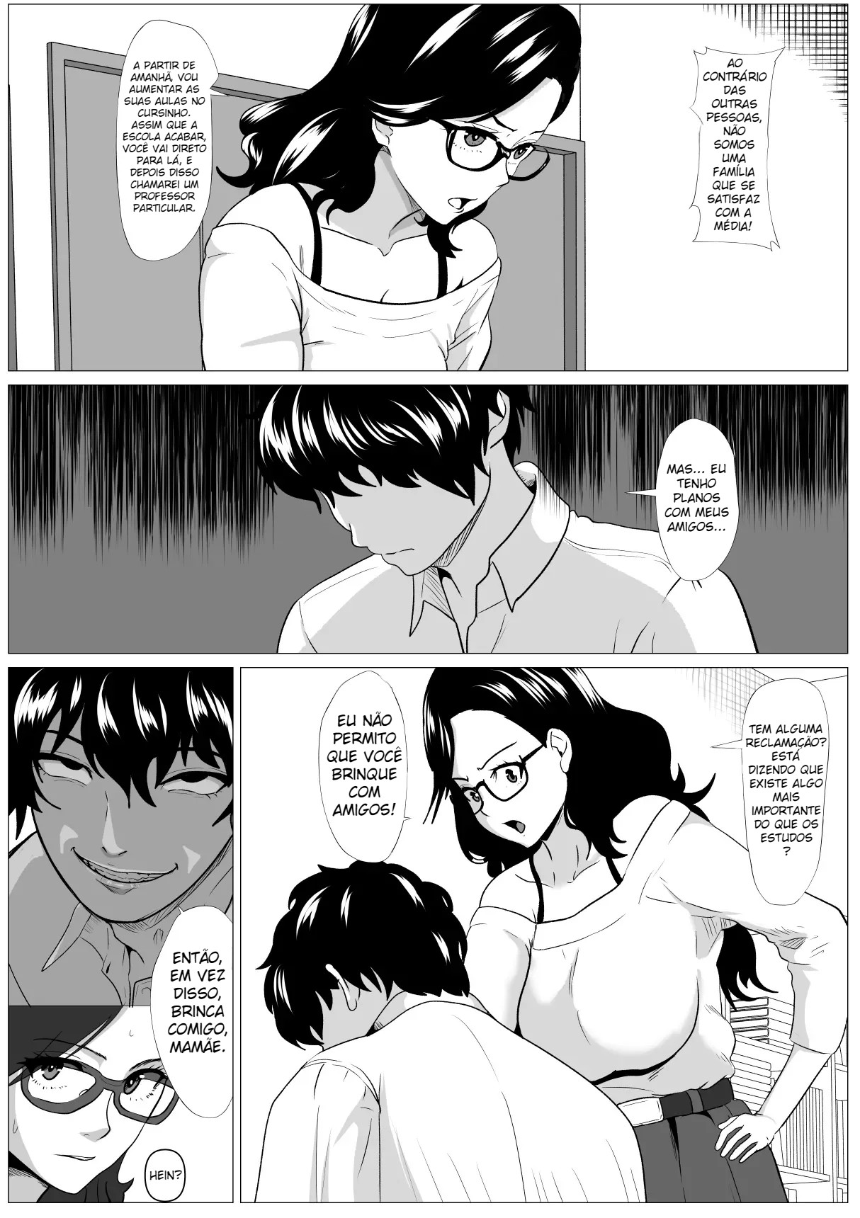 Ler Minha Mãe Viciada Em Mandar, Ficou Viciada No Meu Pau Capitulo 1 Page 3